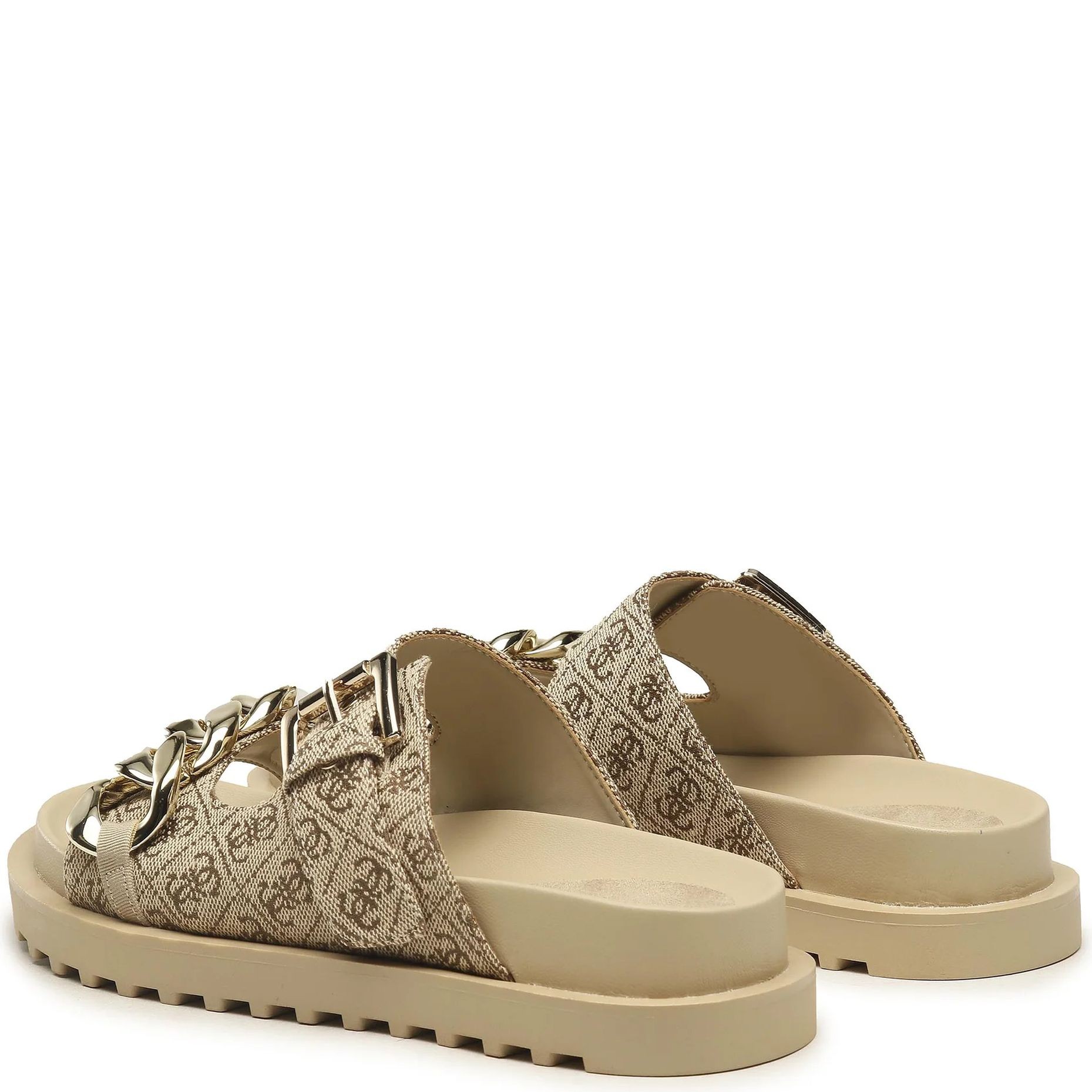 GUESS Šlepetės moterims, Smėlio, Fatema slippers 3