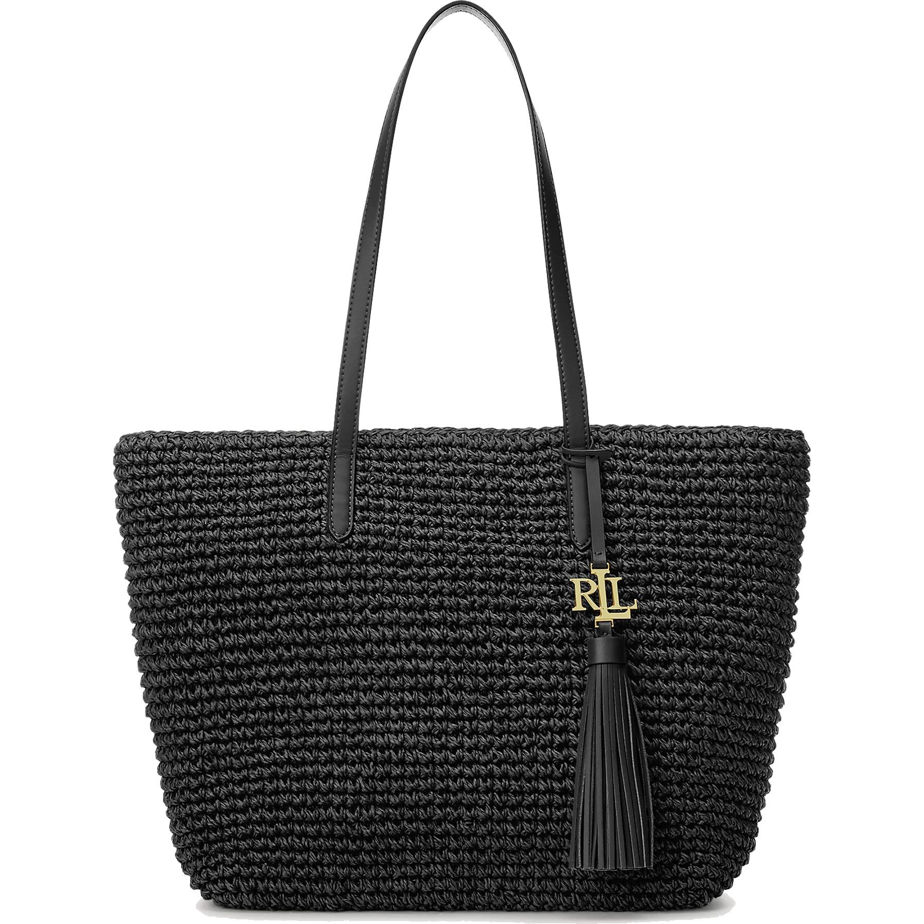 LAUREN RALPH LAUREN Pirkinių krepšys moterims, Juoda, Whitney 29 medium tote 1