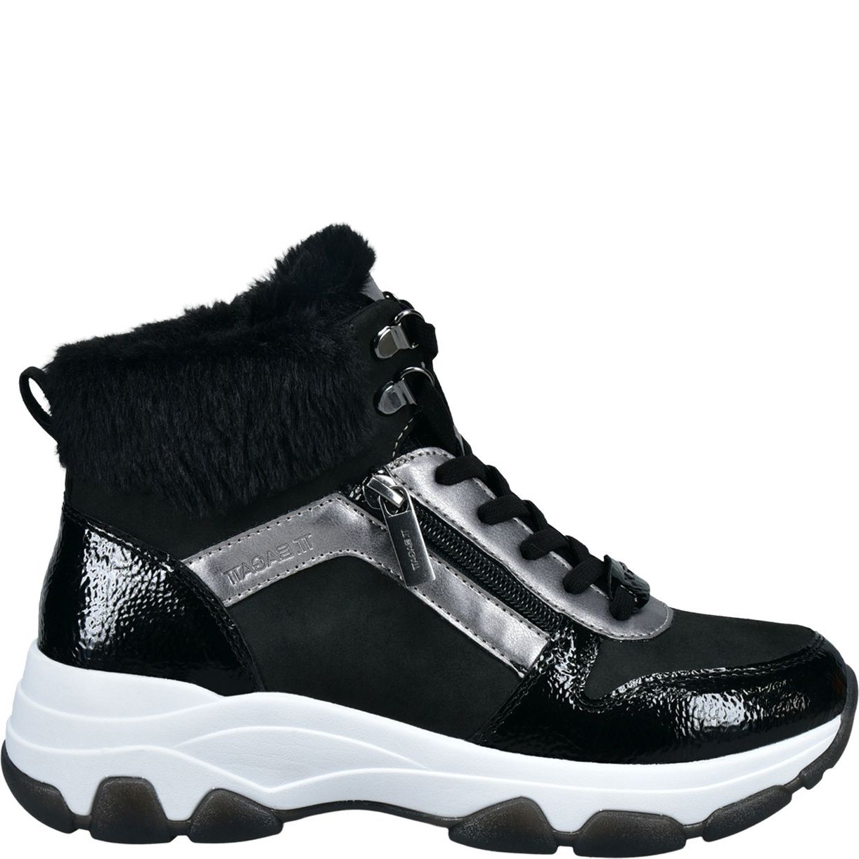 BAGATT Pašiltinti aulinukai moterims, Juoda, Yoko revo wm booties 2