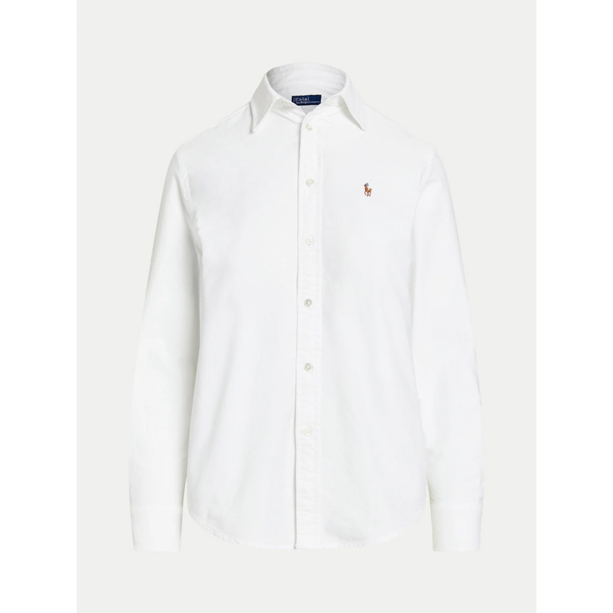 POLO RALPH LAUREN Marškiniai ilgomis rankovėmis moterims, Balta, Long sleeve button front shirt 1