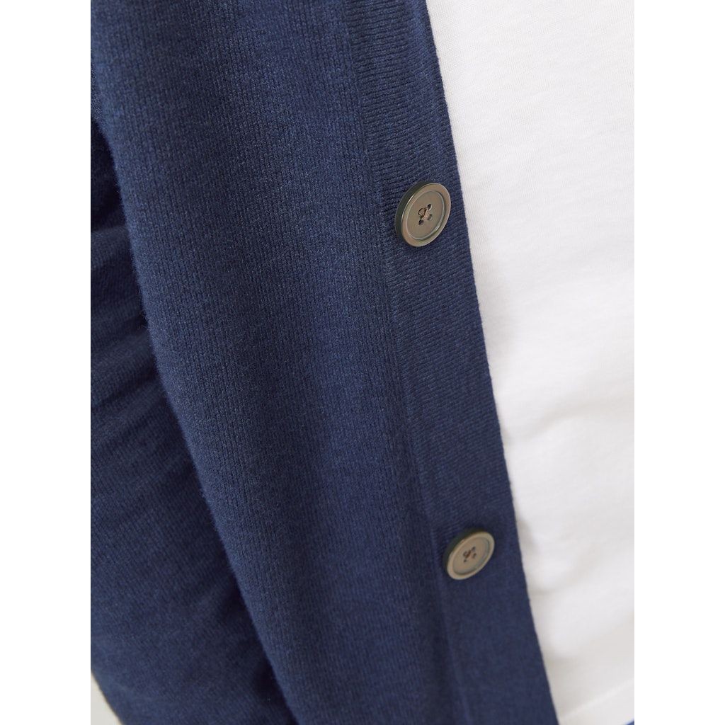 JACK & JONES Kardiganas vyrams, Mėlyna, Emil knit button cardigan 5