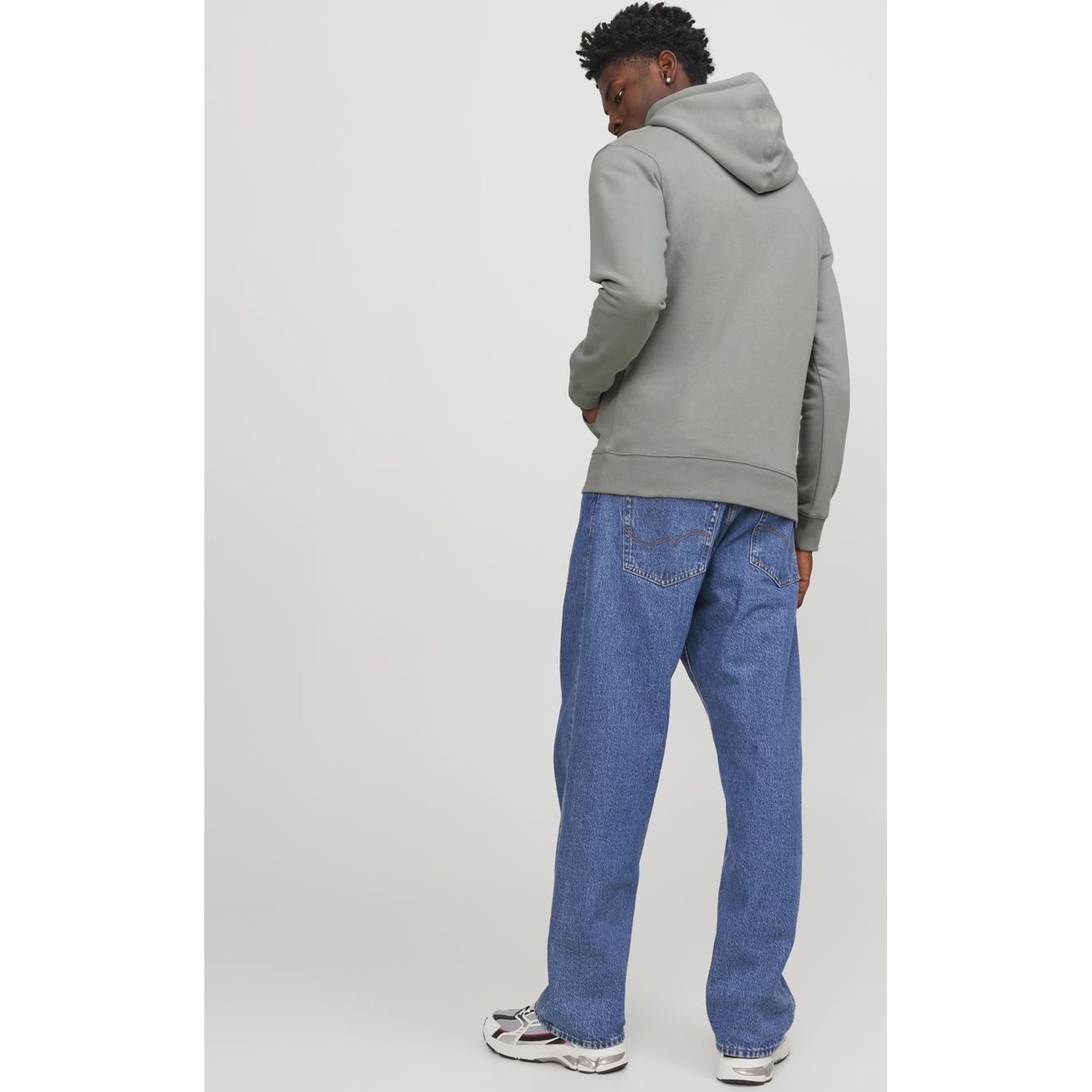 JACK & JONES Sportinis nertinis vyrams, Pilka, Jjestar sweatshirt 3