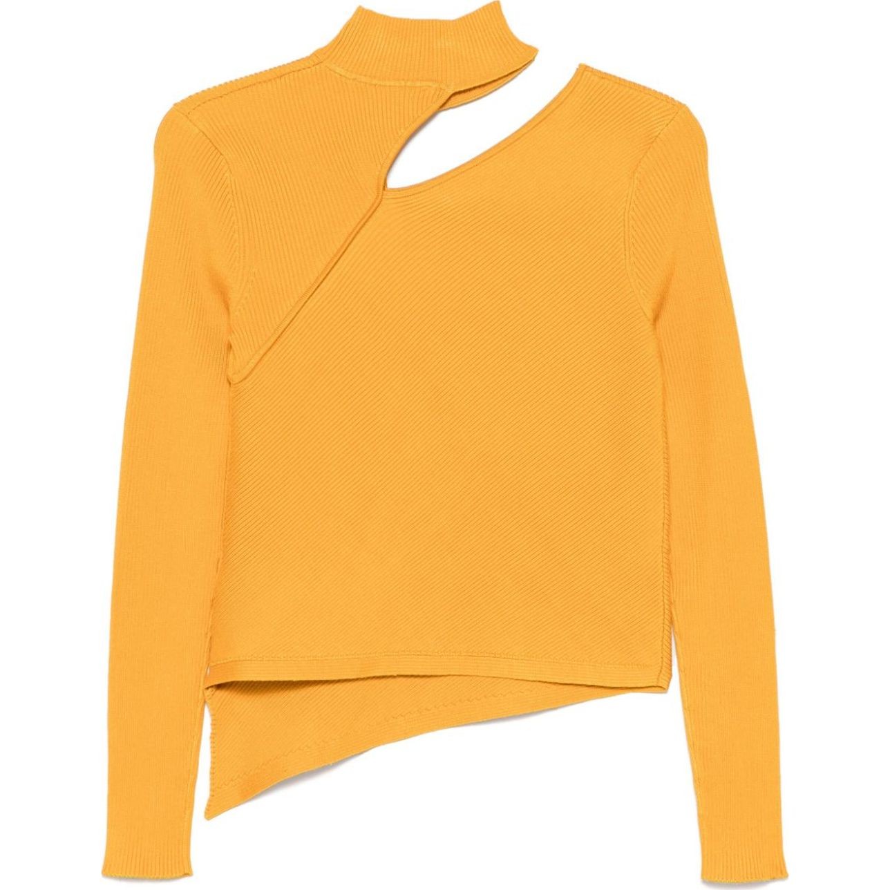 DKNY Megztinis moterims, Golden, L/s cutout mck nck sweater 2