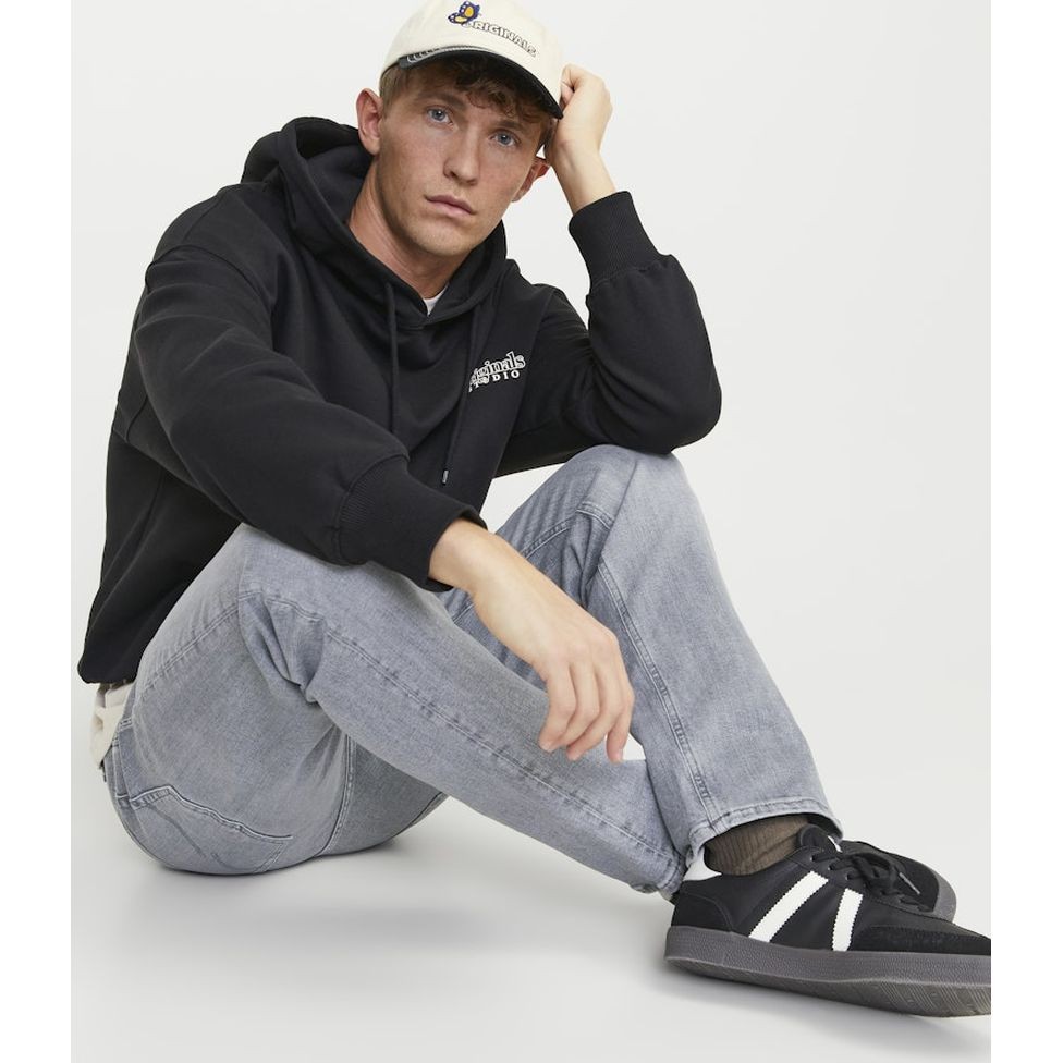 JACK & JONES Tiesūs džinsai vyrams, Pilka, JJIMIKE JJORIGINAL 6