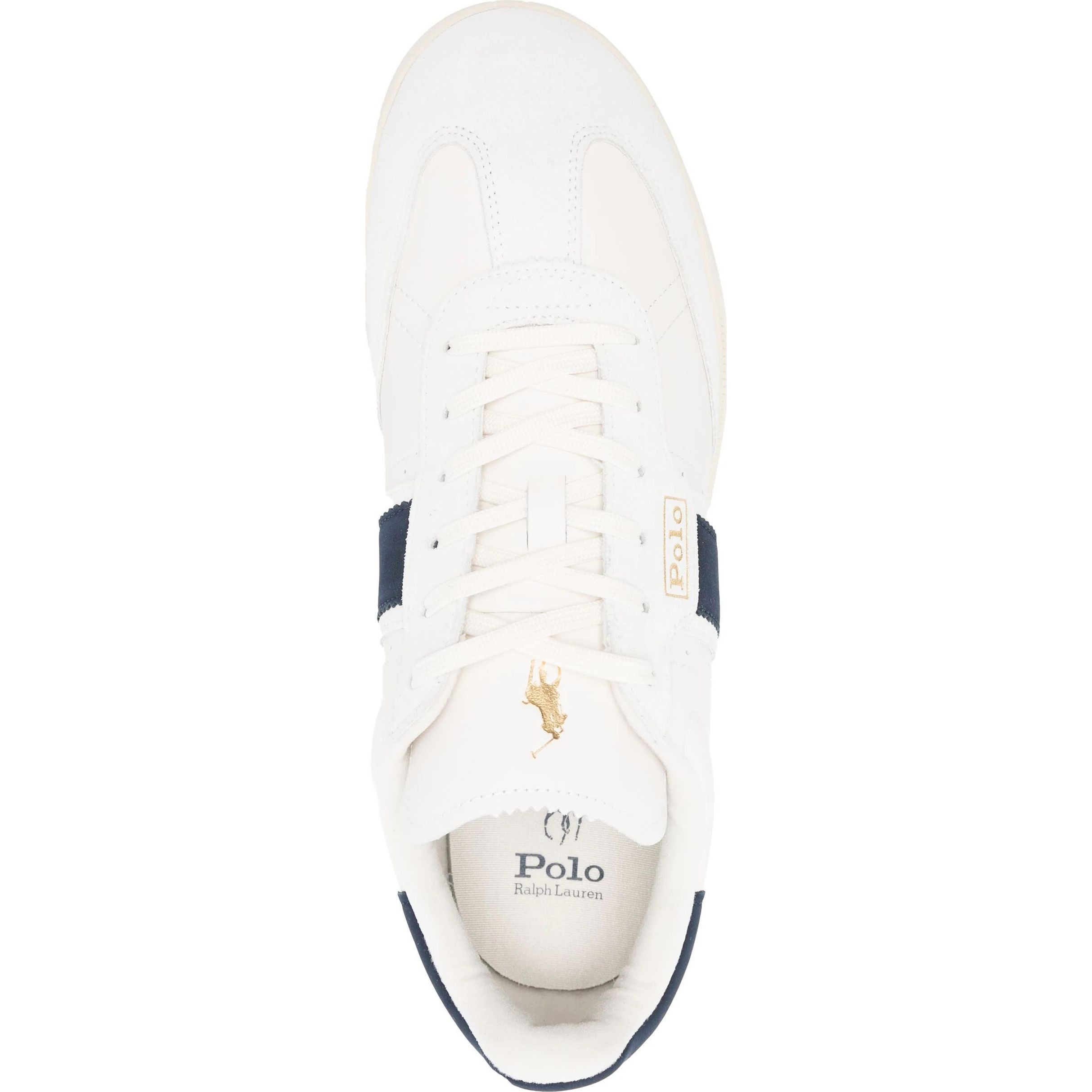 POLO RALPH LAUREN Laisvalaikio bateliai vyrams, Balta, Low top lace sneakers 4