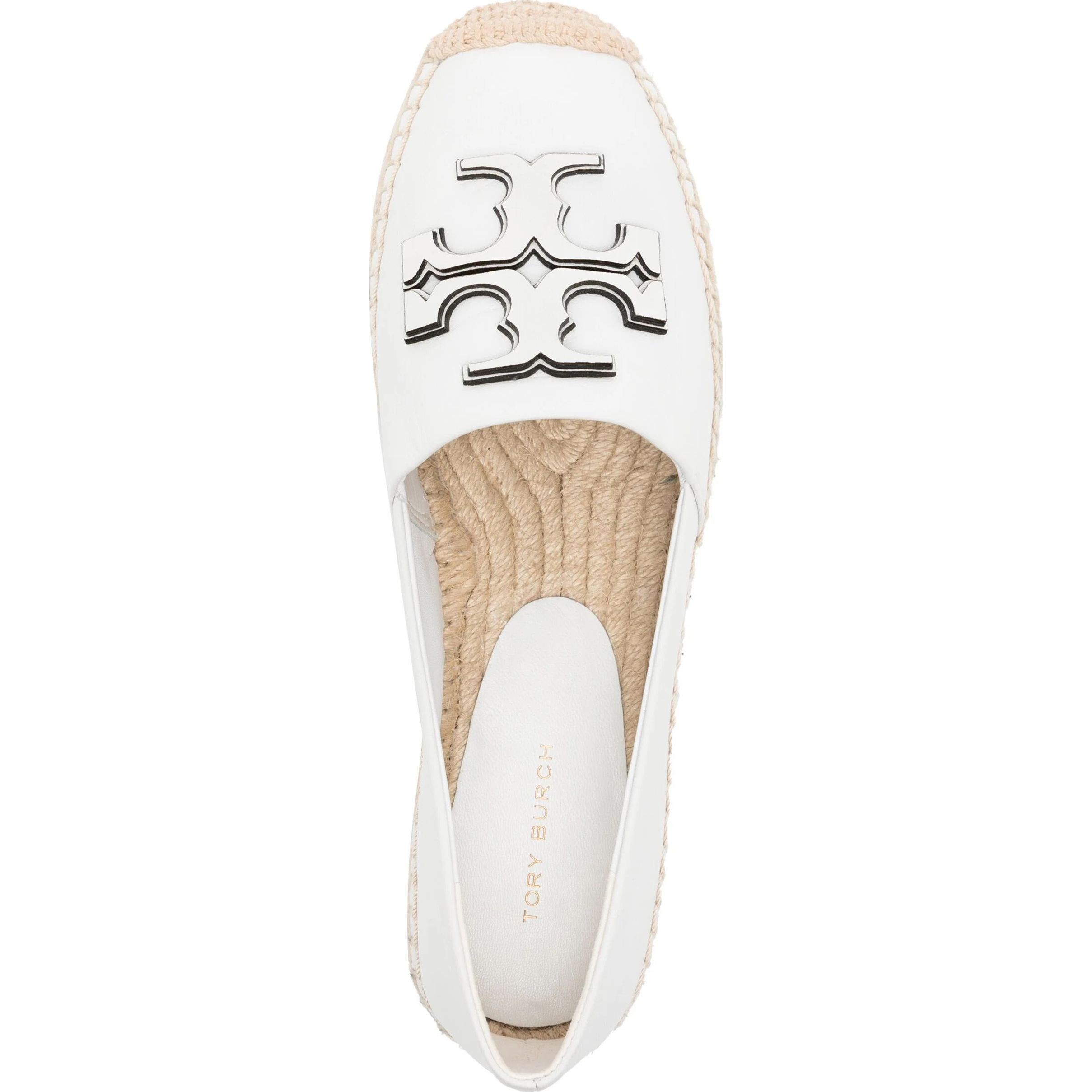 TORY BURCH Espadrilės moterims, Balta, Ines platform espadrille 4
