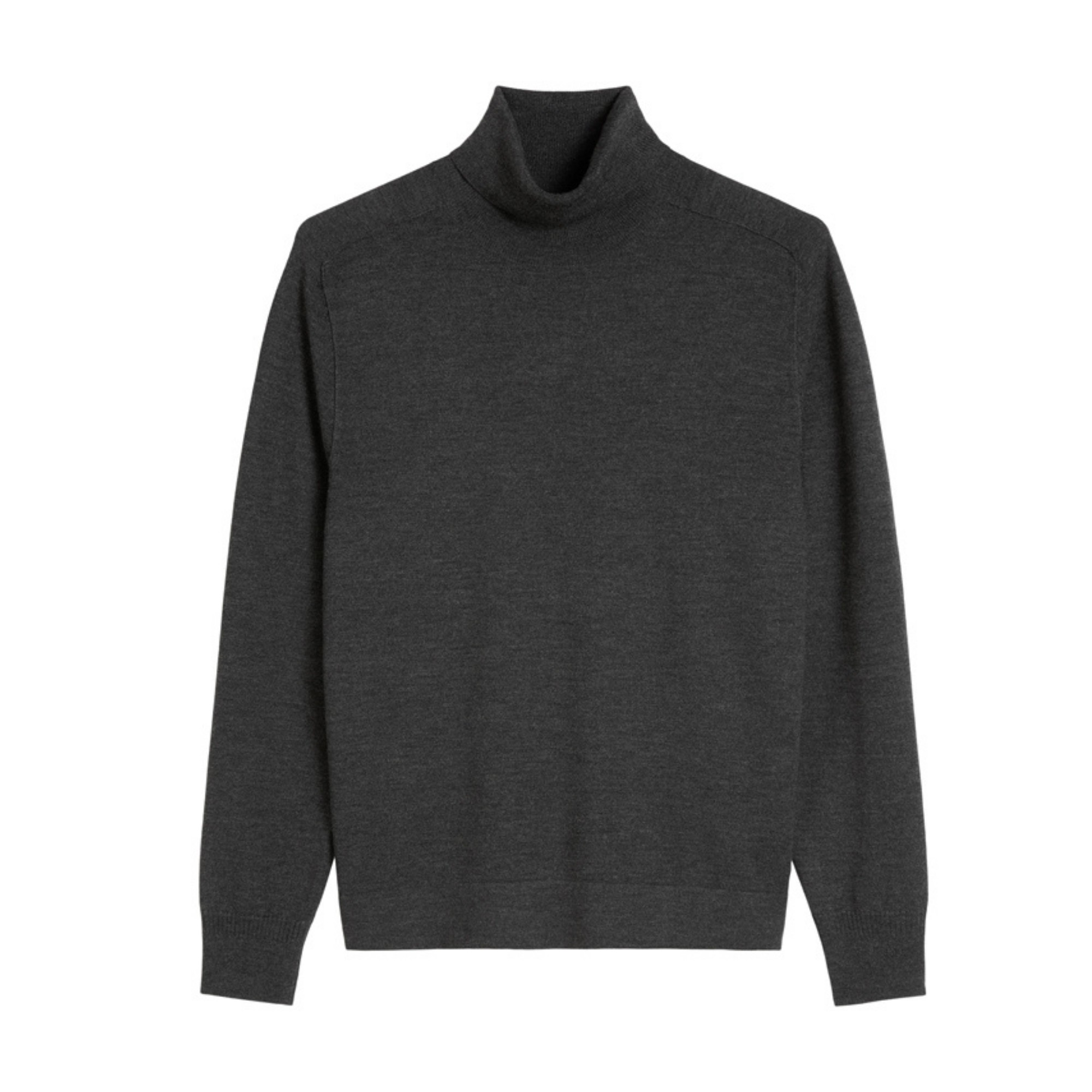 MARC O'POLO Megztinis su kaklu vyrams, Pilka, 529506360112 Turtleneck