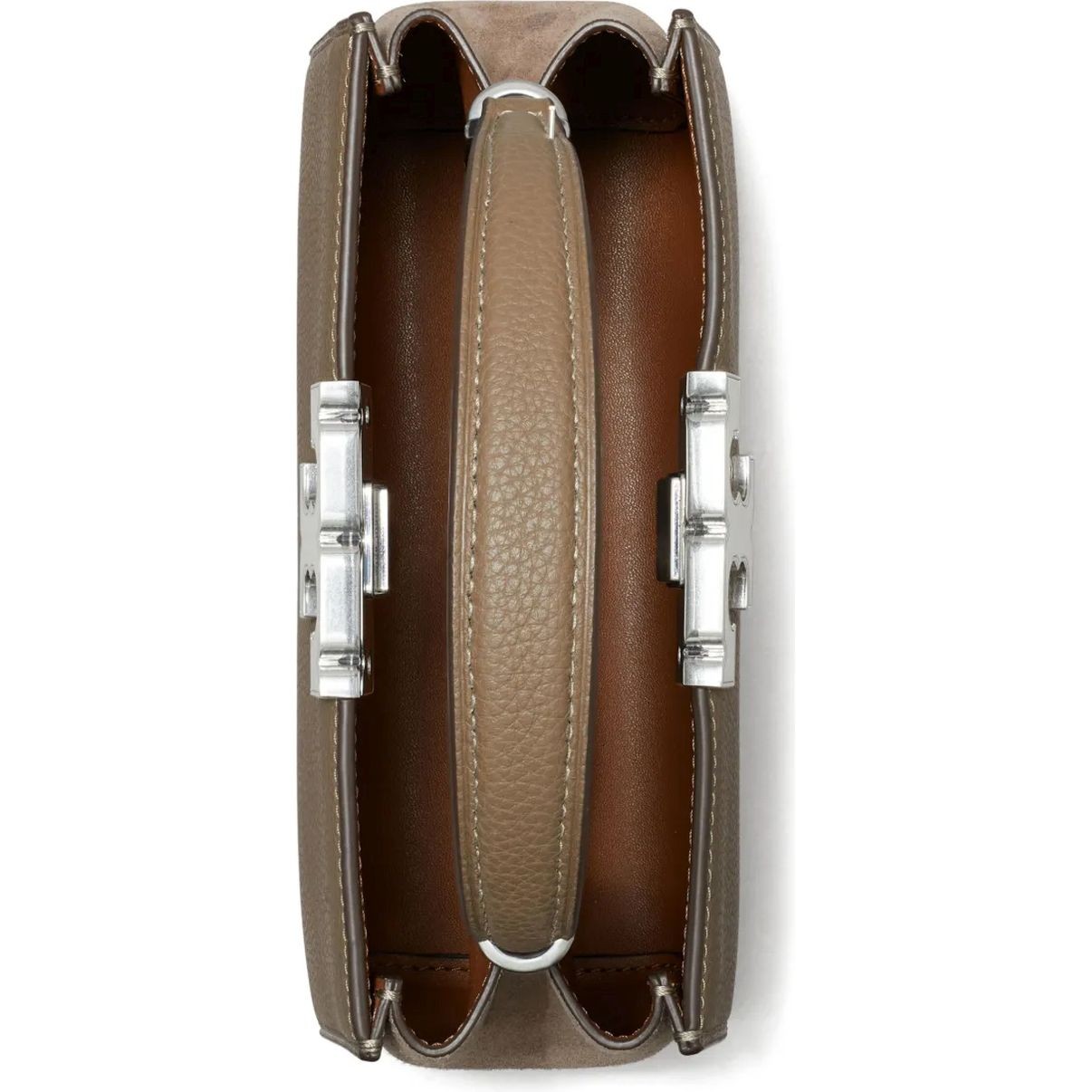 TORY BURCH Rankinė per petį moterims, Kūno, Eleanor pebbled mini satchel 4