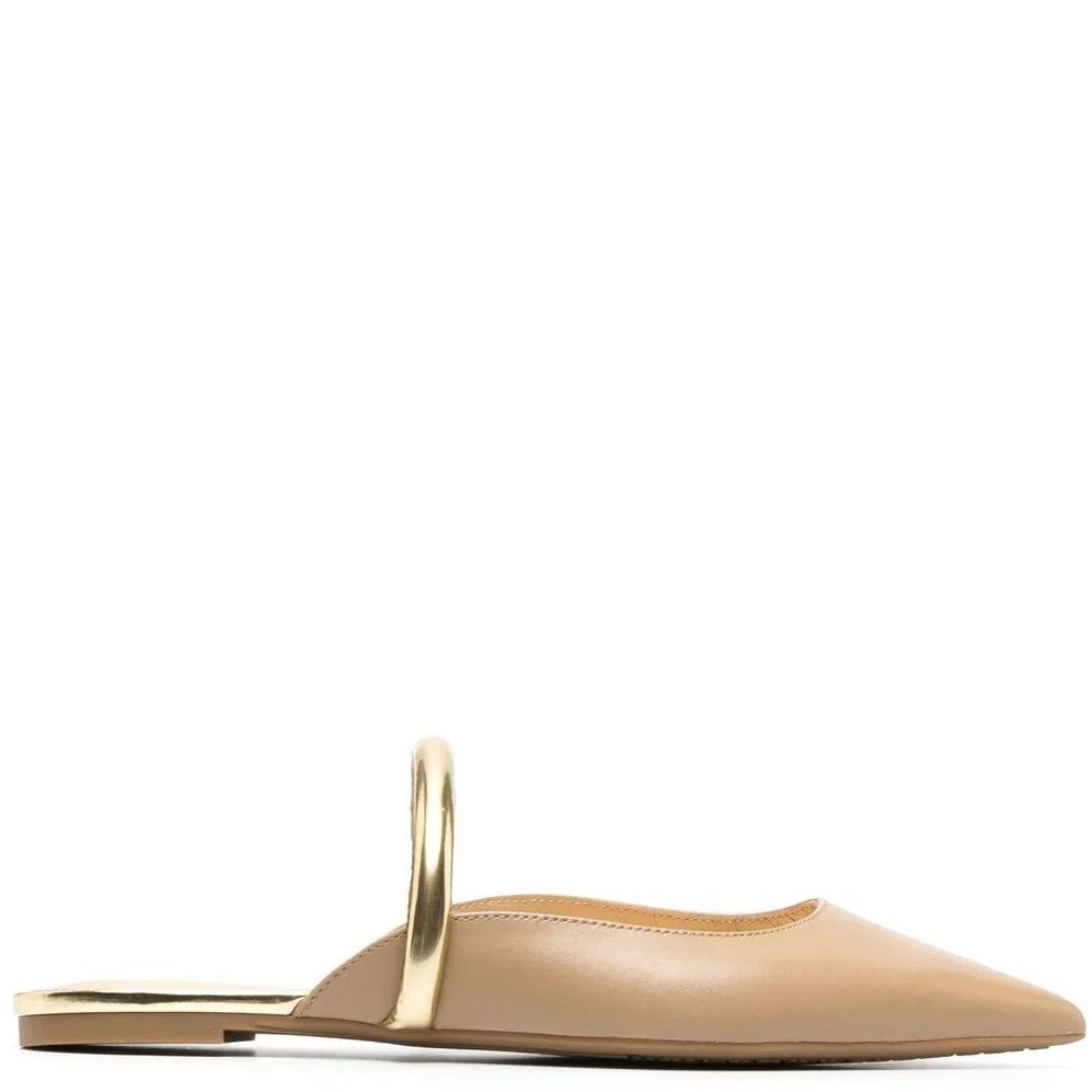 MICHAEL KORS Klumpės moterims, Ruda, Jessa flex flat mule 2
