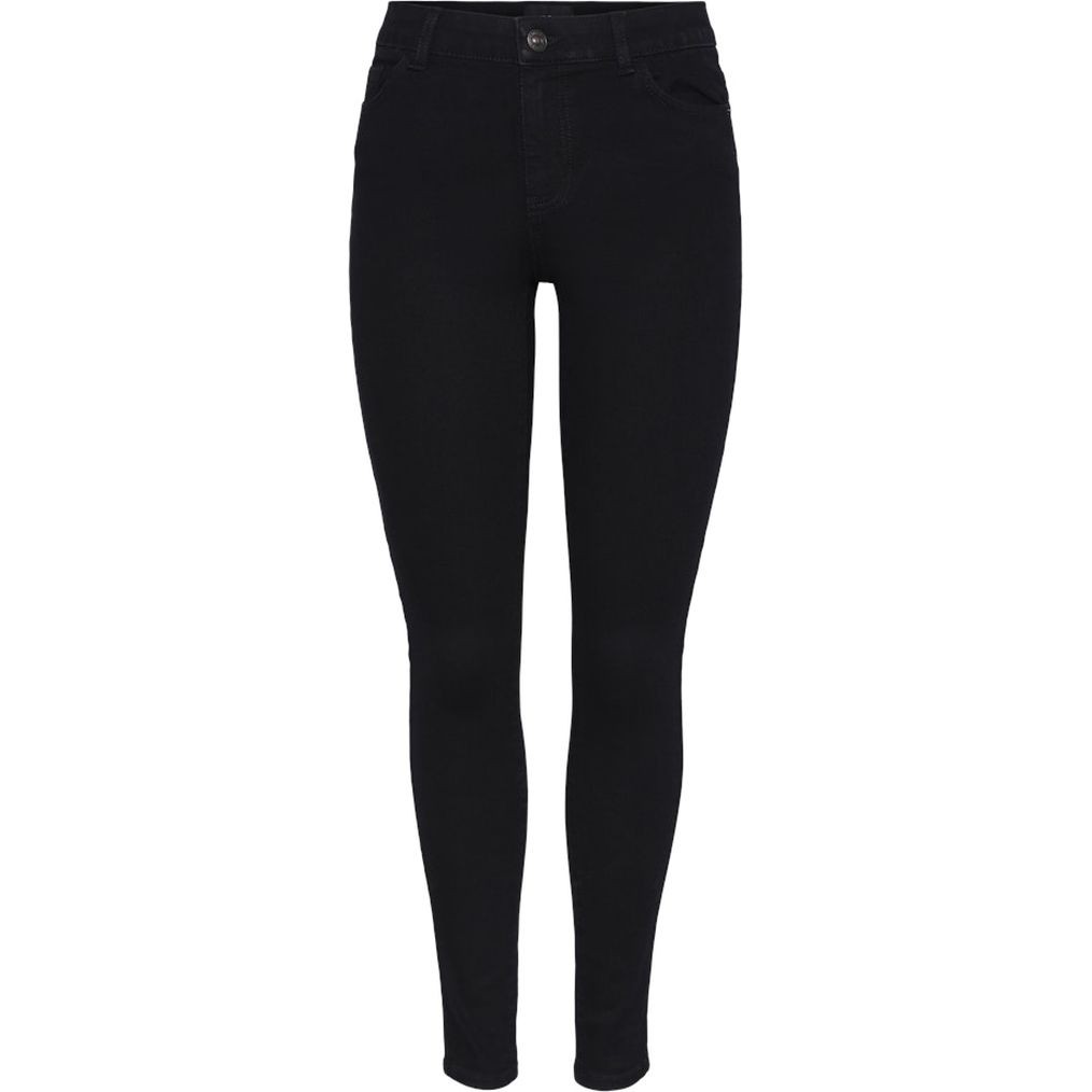 PIECES Slim džinsai moterims, Juoda, Dana skinny jeans 1
