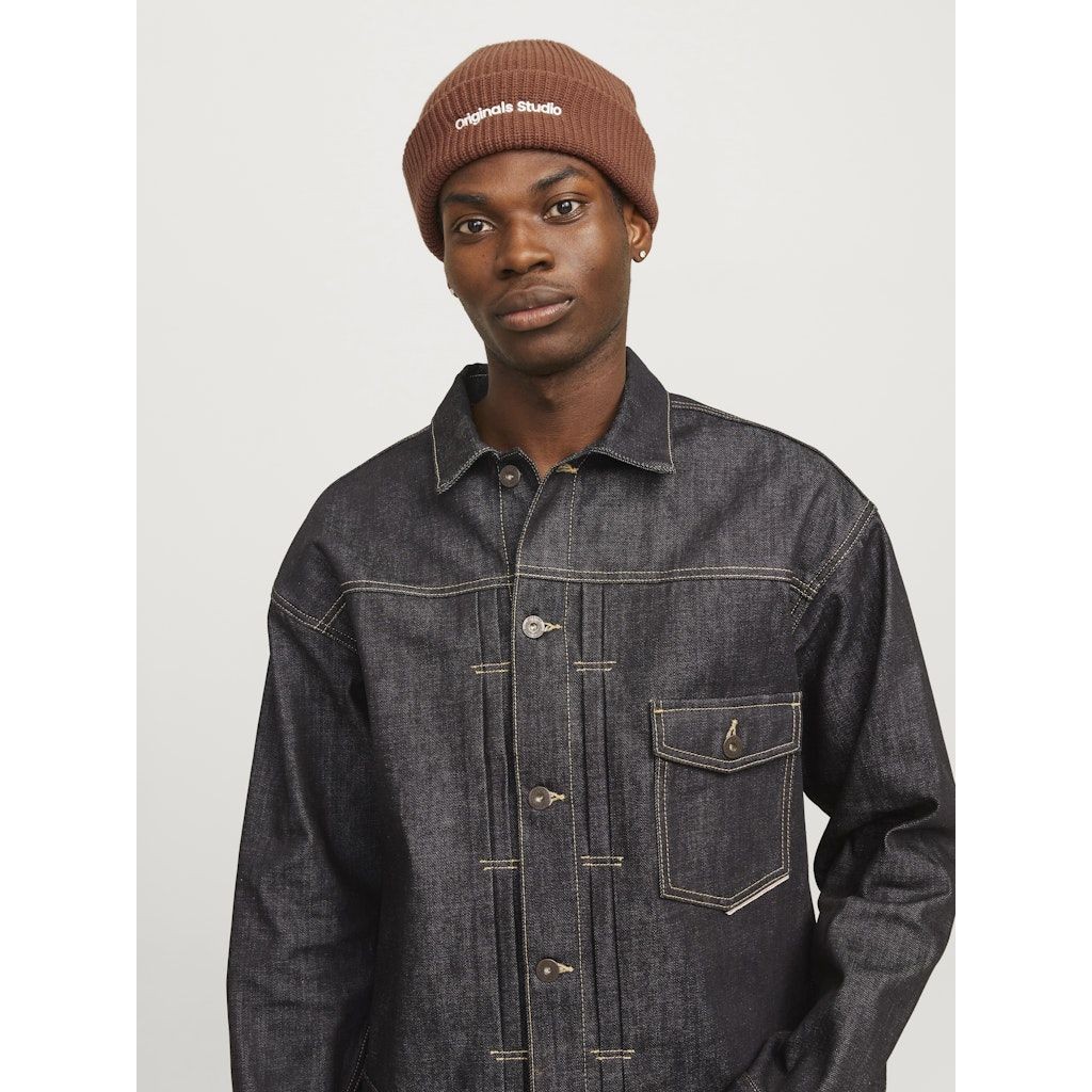 JACK & JONES Skrybėlė vyrams, Ruda, Vester bro beanie 4