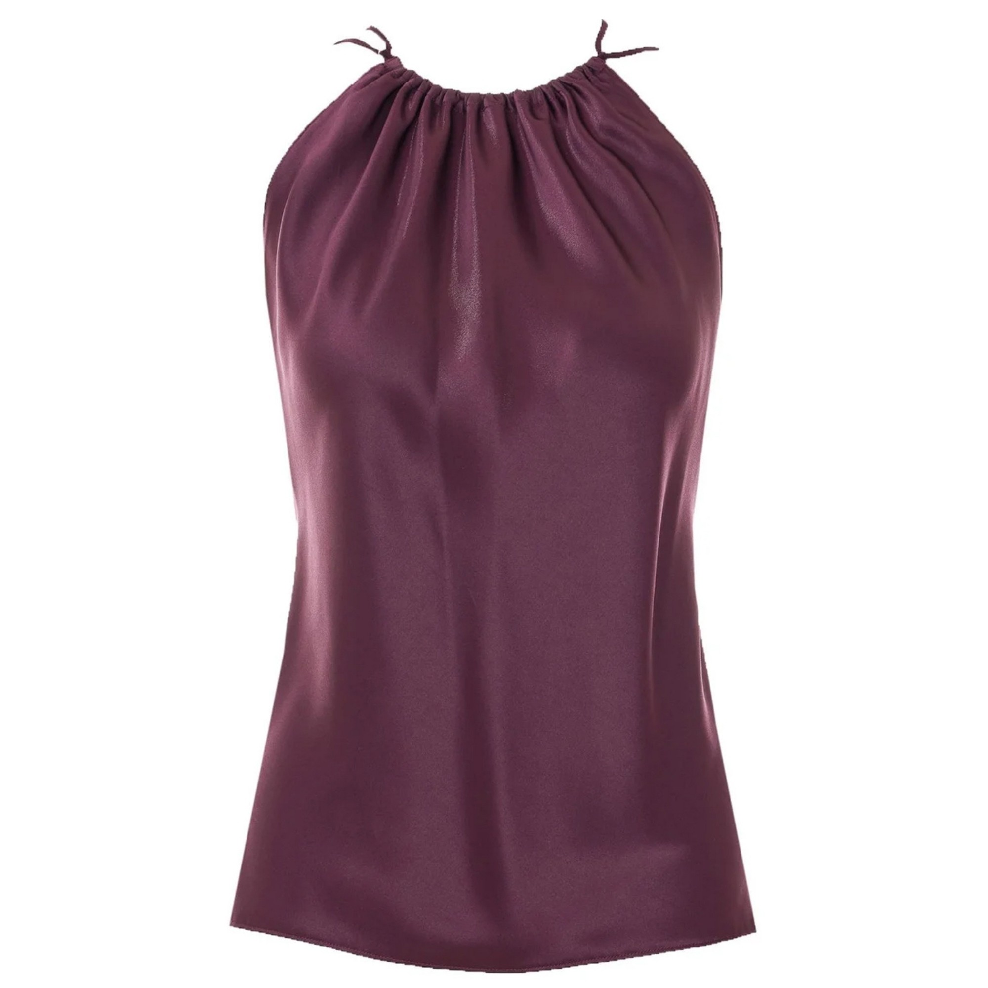 PINKO Marškiniai be rankovių moterims, Vyšninė, Carota top 1