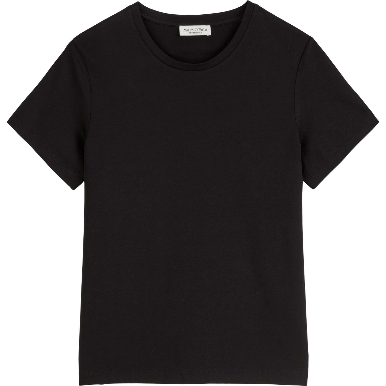 MARC O'POLO Marškinėliai trump. rankovėmis moterims, Juoda, Tshirts sh 503200151095 1