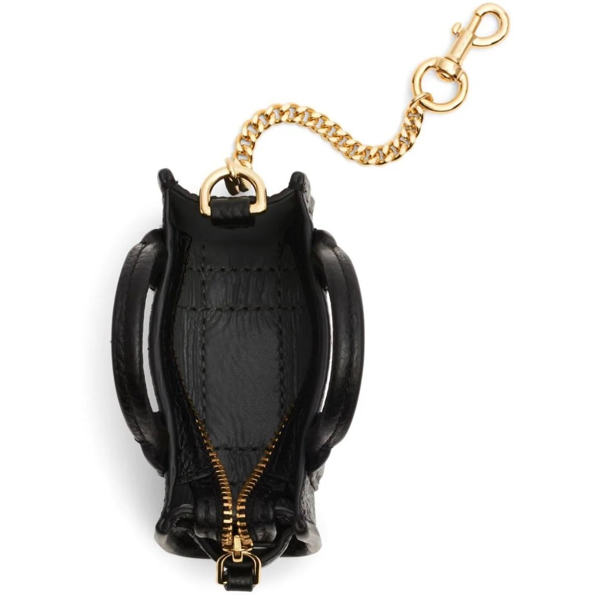 MARC JACOBS Pirkinių krepšys moterims, Juoda, The nano tote charm 3