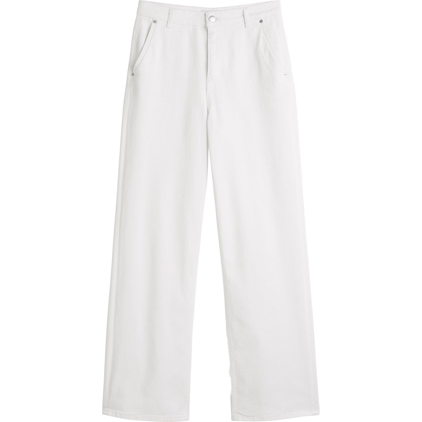 MARC O'POLO Platūs džinsai moterims, Balta, Wide leg 502908512223 1