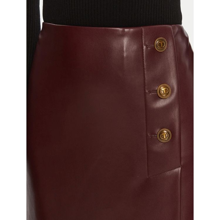 TWINSET Midi sijonas moterims, Vyšninė, Midi skirt 4