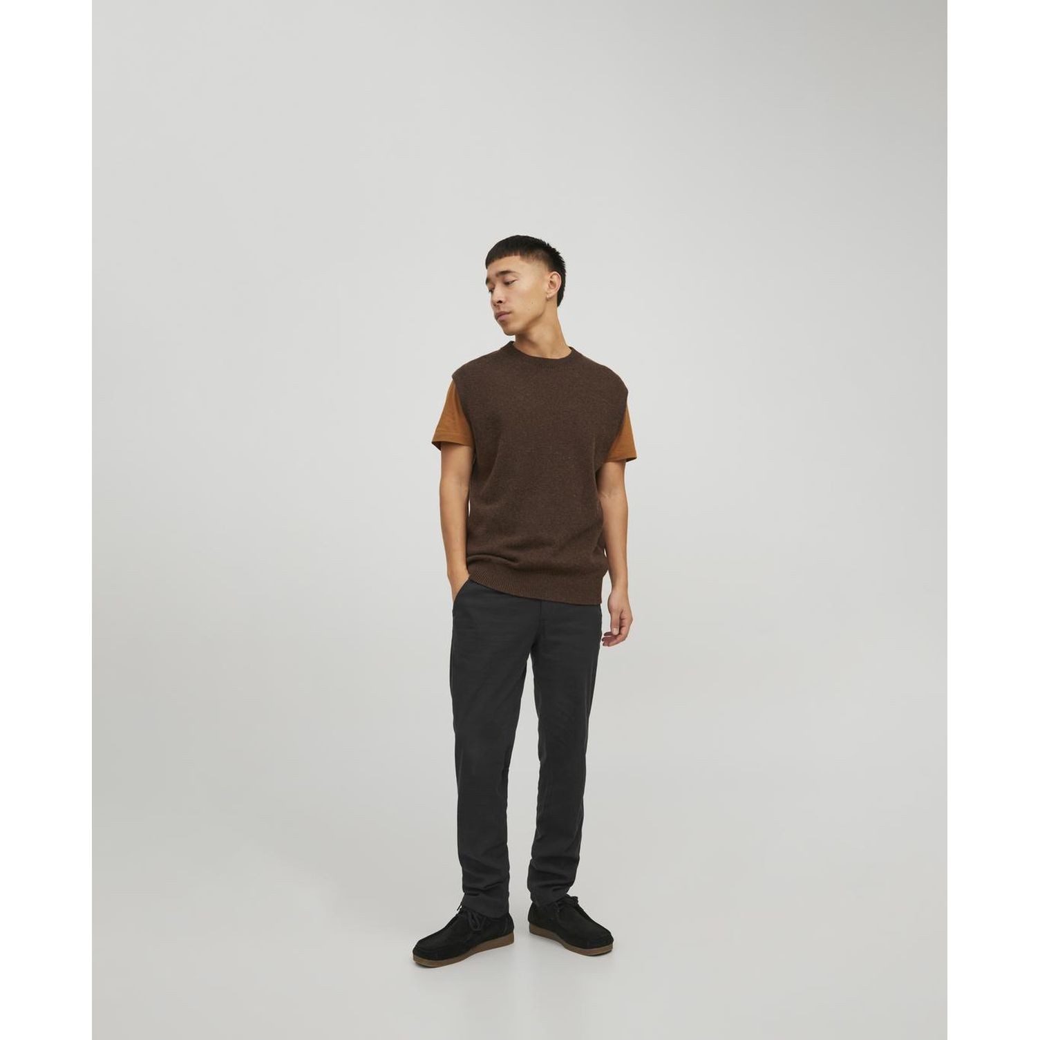 JACK & JONES Kelnės vyrams, Juoda, Jpstollie pants 4