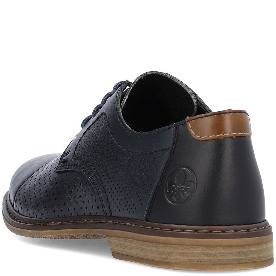 RIEKER Klasikiniai batai vyrams, Mėlyna, FORMAL 5