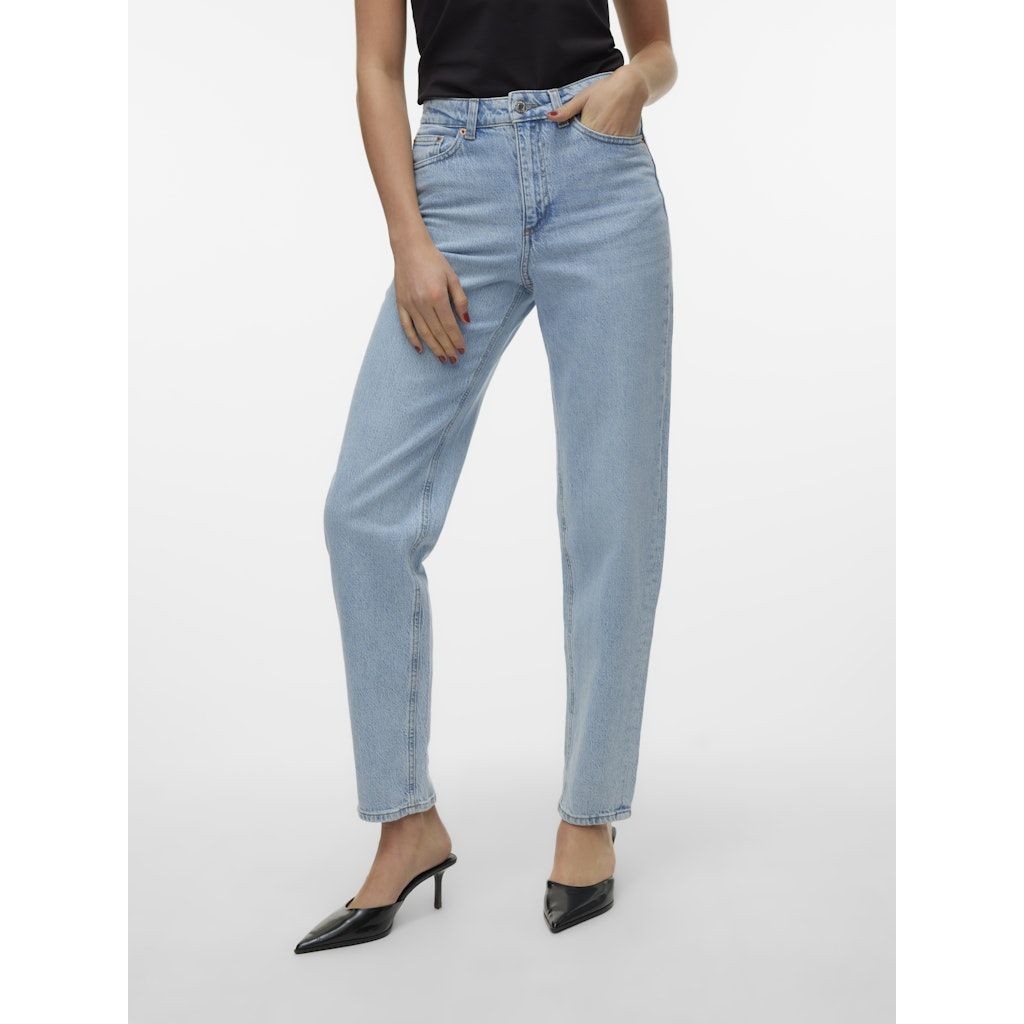 VERO MODA Comfort džinsai moterims, Mėlyna, Tessa mom 2