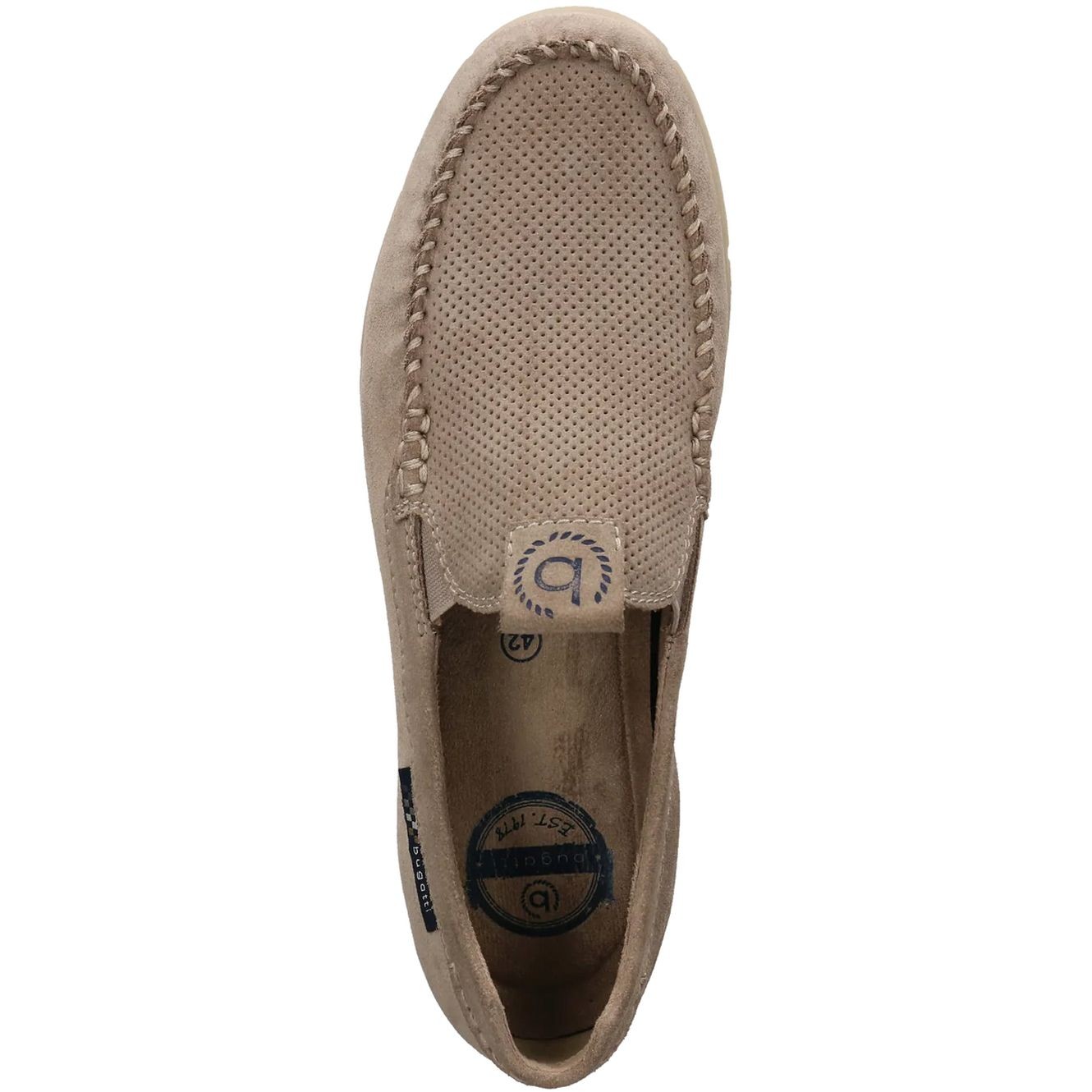 BUGATTI Mokasinai vyrams, Smėlio, Clipperton mocasins 6