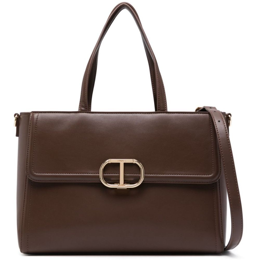 TWINSET Pirkinių krepšys moterims, Ruda, Tote bag 1