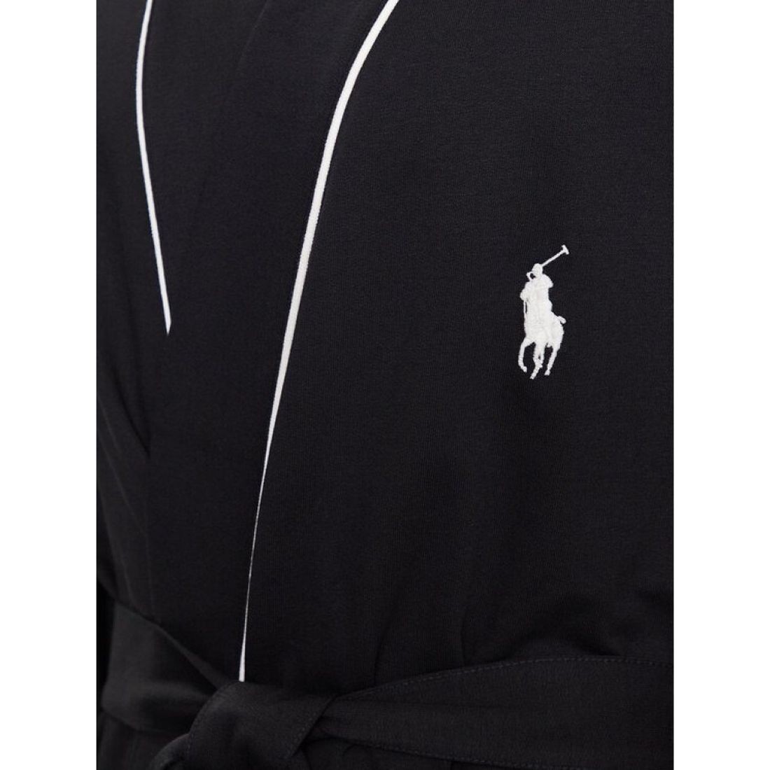 POLO RALPH LAUREN UW Chalatas vyrams, Juoda, Robe lounge 3