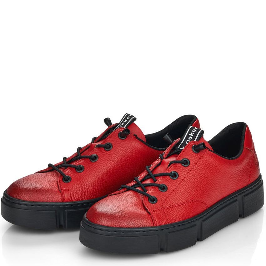 RIEKER Sportiniai bateliai moterims, Raudona, SPORT SHOE 6