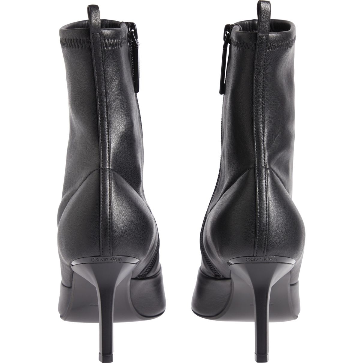 CALVIN KLEIN Aulinukai moterims, Juoda, Geo stil stretch ankle boot 4