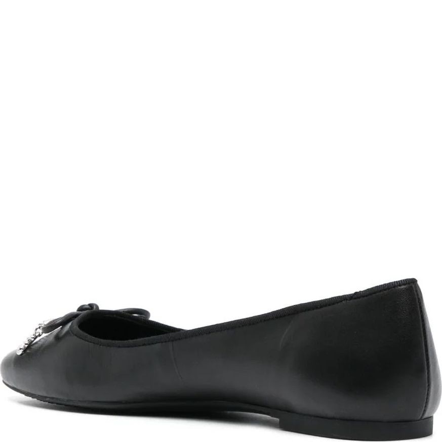 MICHAEL KORS Balerinos moterims, Juoda, Nori flat 3