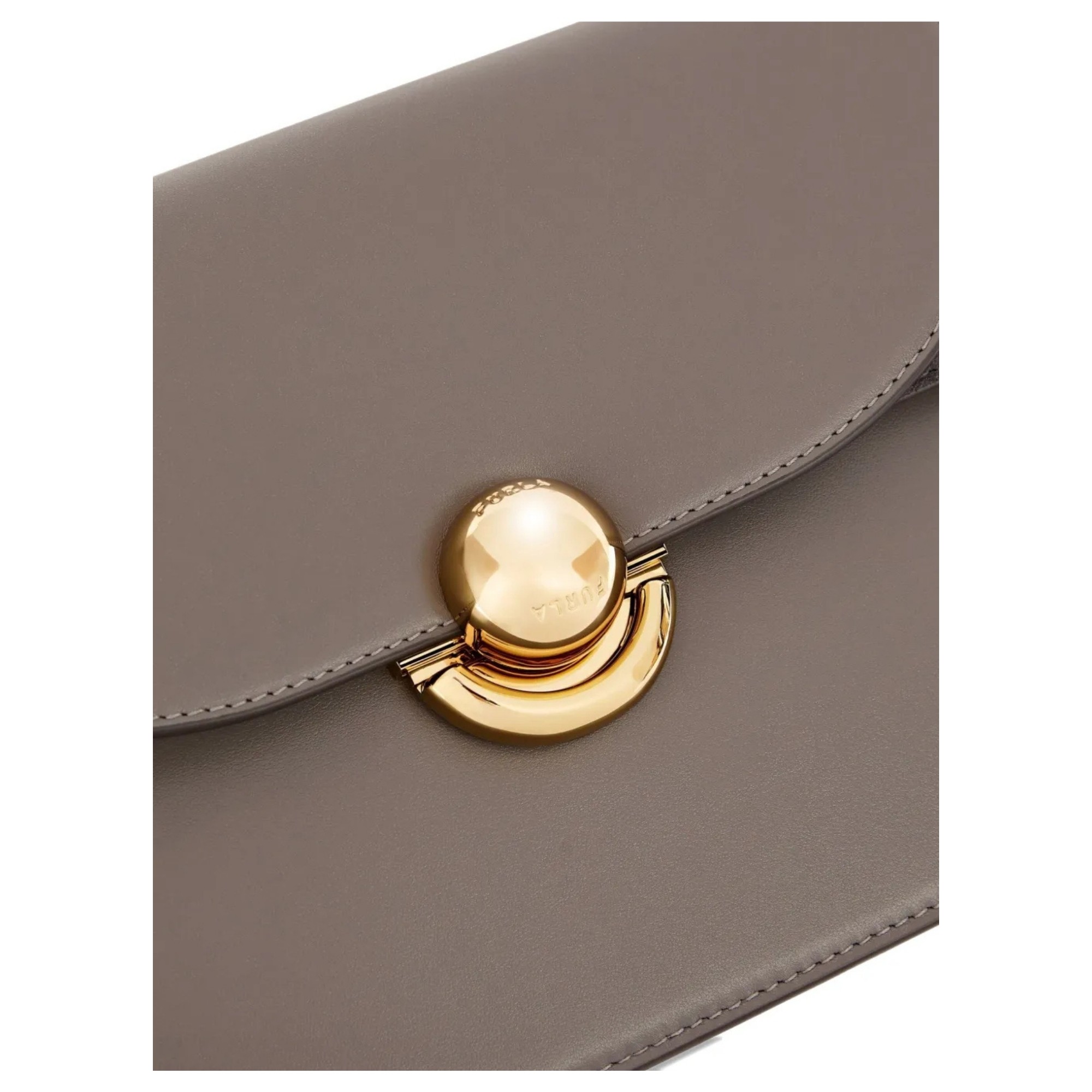 FURLA Rankinė per petį moterims, Pilka, Furla sfera s crossbody round 3