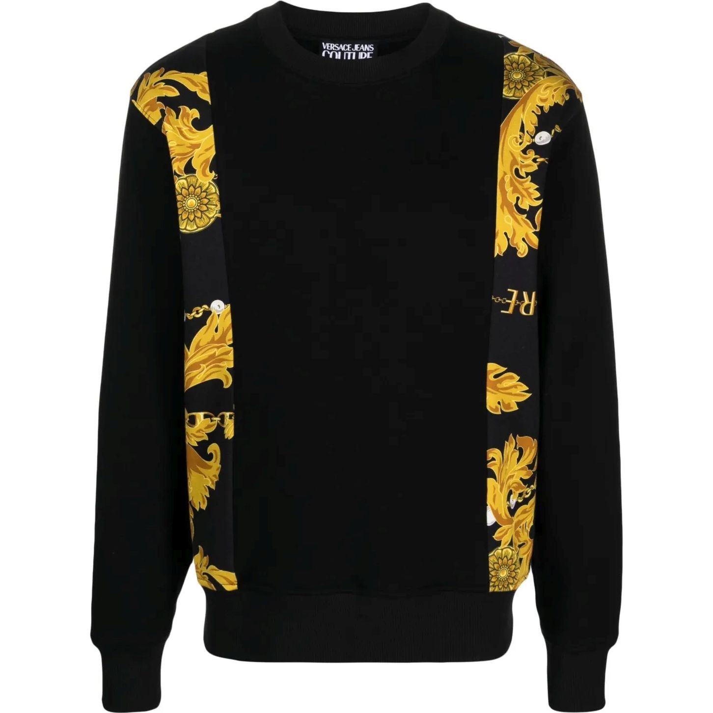 VERSACE JEANS CUTURE Sportinis nertinis vyrams, Juoda, Sweatshirts