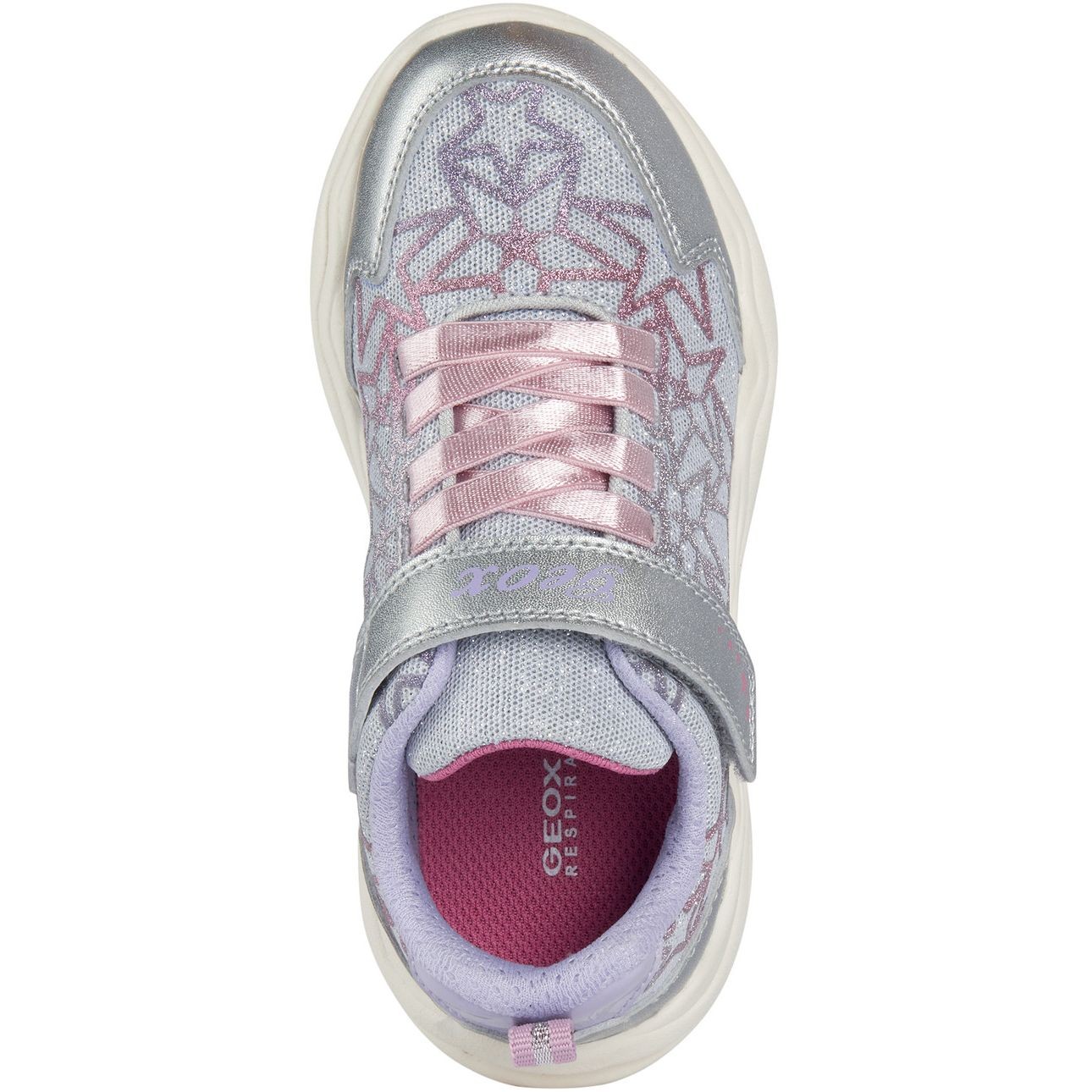 GEOX Sportiniai bateliai mergaitėms, Sidabrinė, PHYPER SPORT SHOES 5