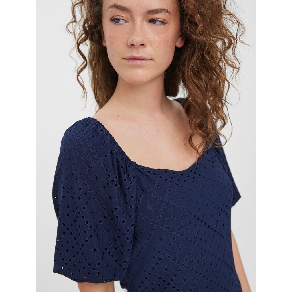 VERO MODA Mini suknelė moterims, Mėlyna, VMTASSA 2/4 MINI DRES 5