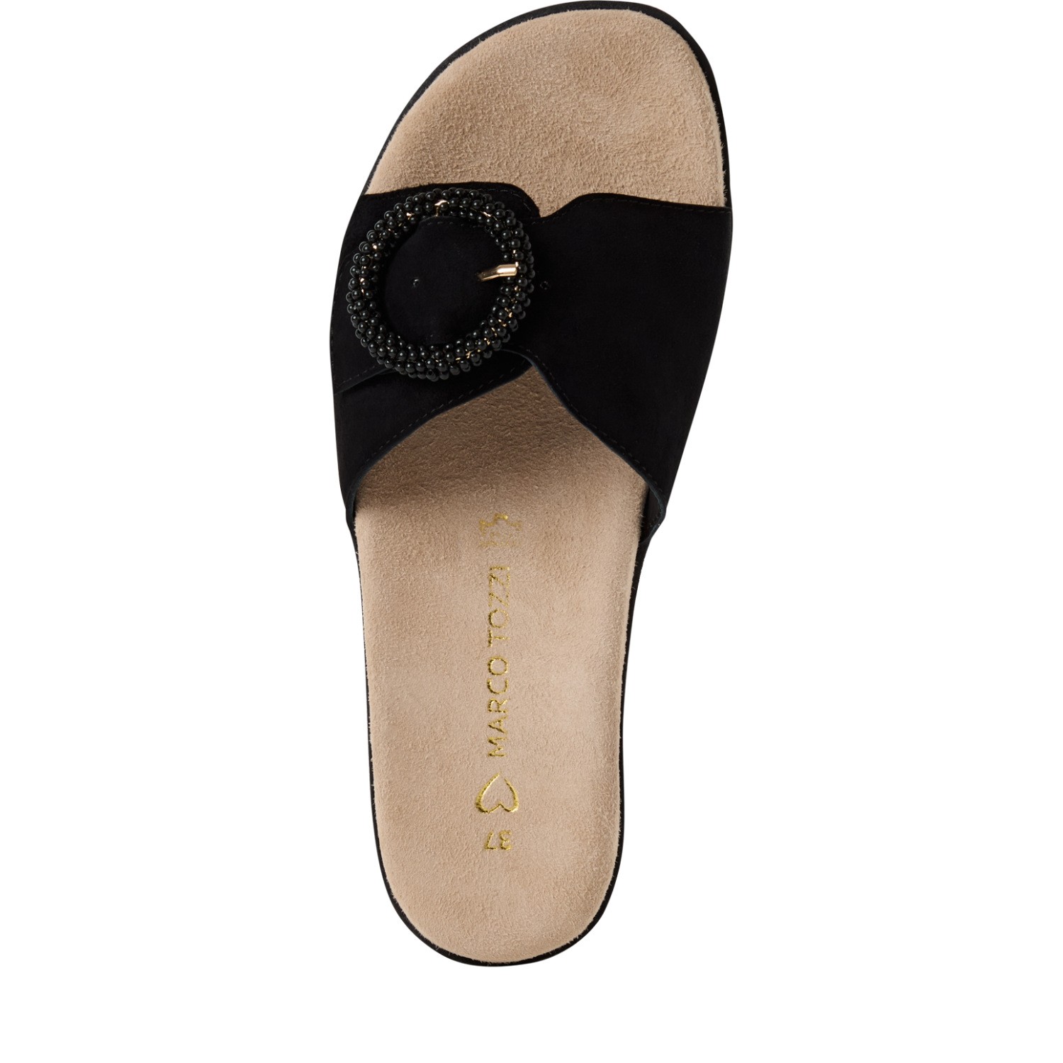 MARCO TOZZI Klumpės moterims, Juoda, Mules 5