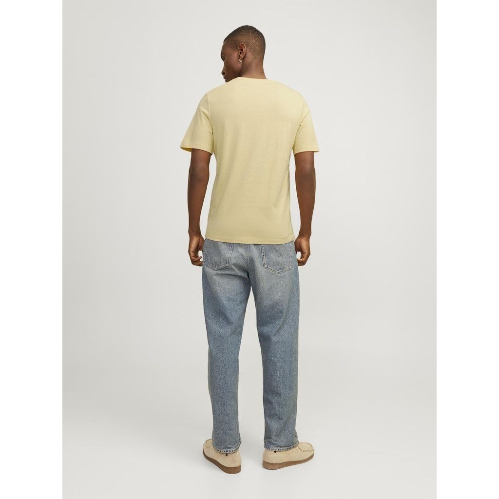 JACK & JONES Marškinėliai vyrams, Geltona, JORSTAR TEE SS CREW 6