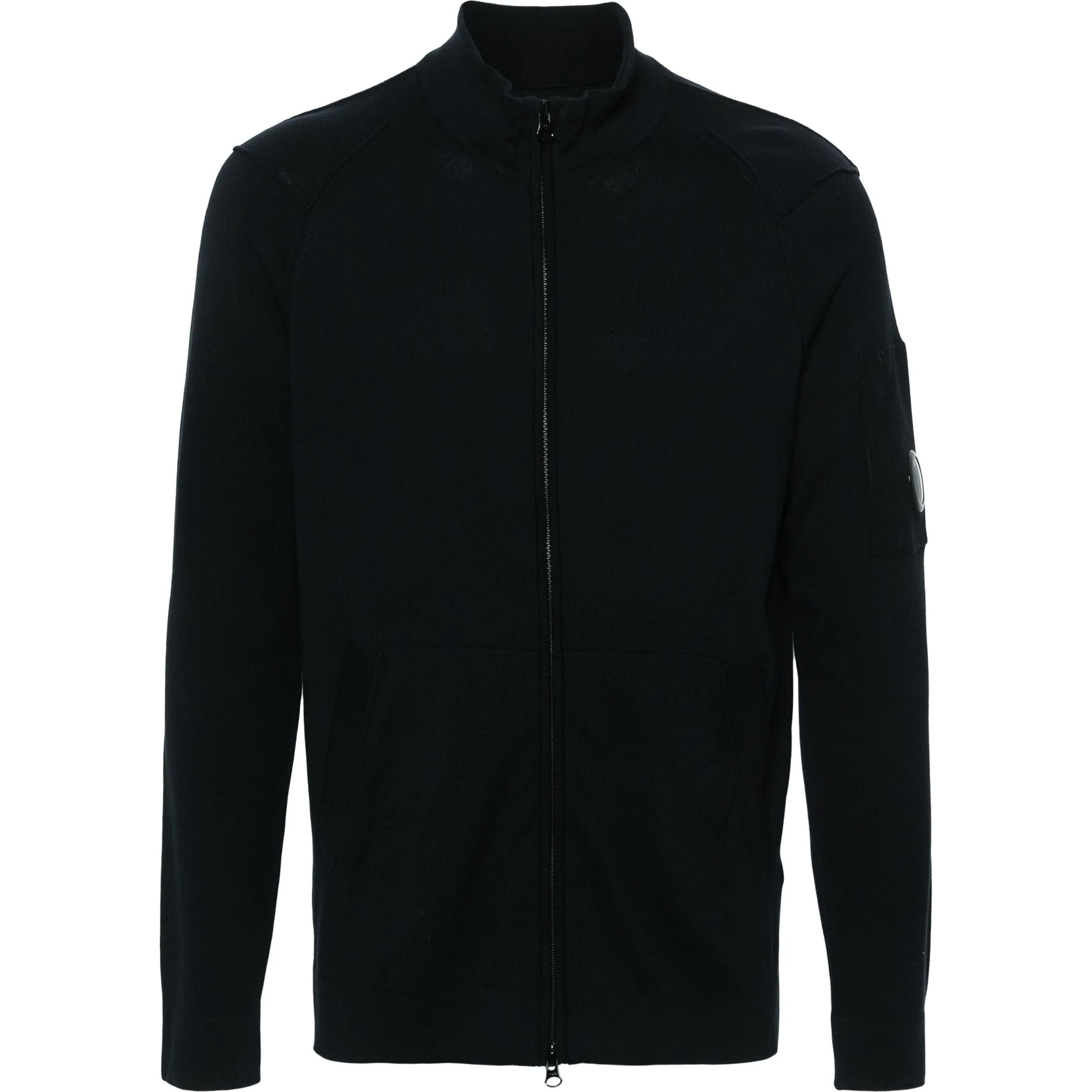 C.P. COMPANY Sportinis nertinis vyrams, Mėlyna, Sea island zipped knit
