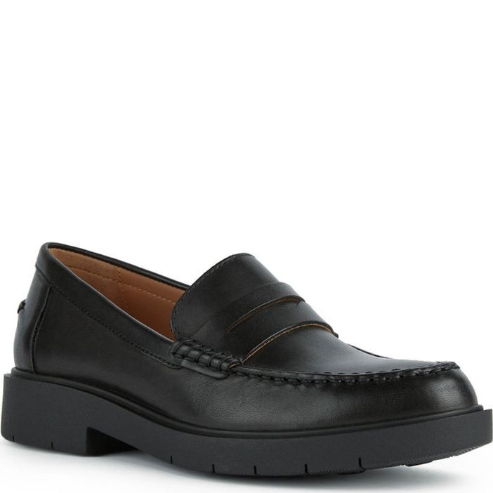 GEOX Loaferiai moterims, Juoda, Spherica ec1 moccasins 2