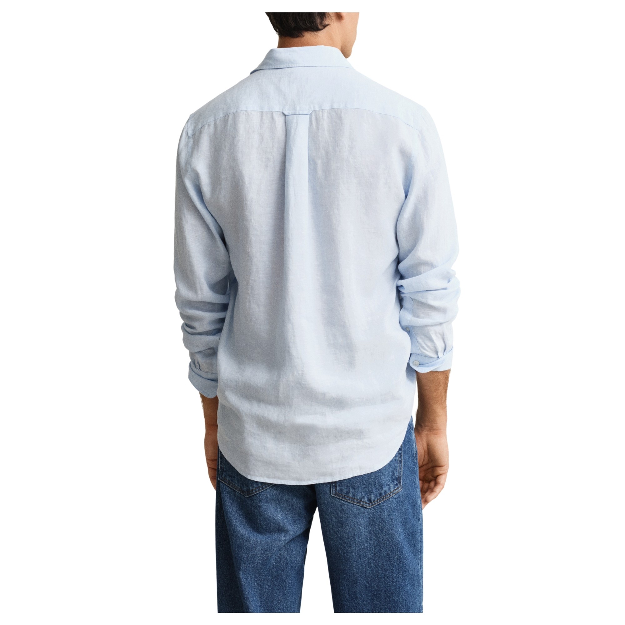 GANT Marškiniai trump. rankovėmis vyrams, Mėlyna, 3260045-450 Shirts sho 3