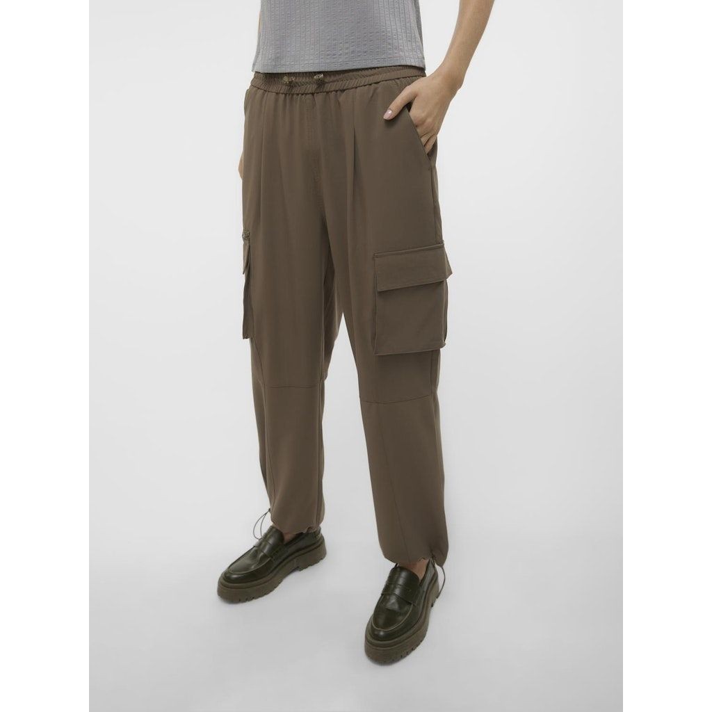 VERO MODA Kelnės moterims, Žalia, VMZELDADAPHNE MR UTI 5