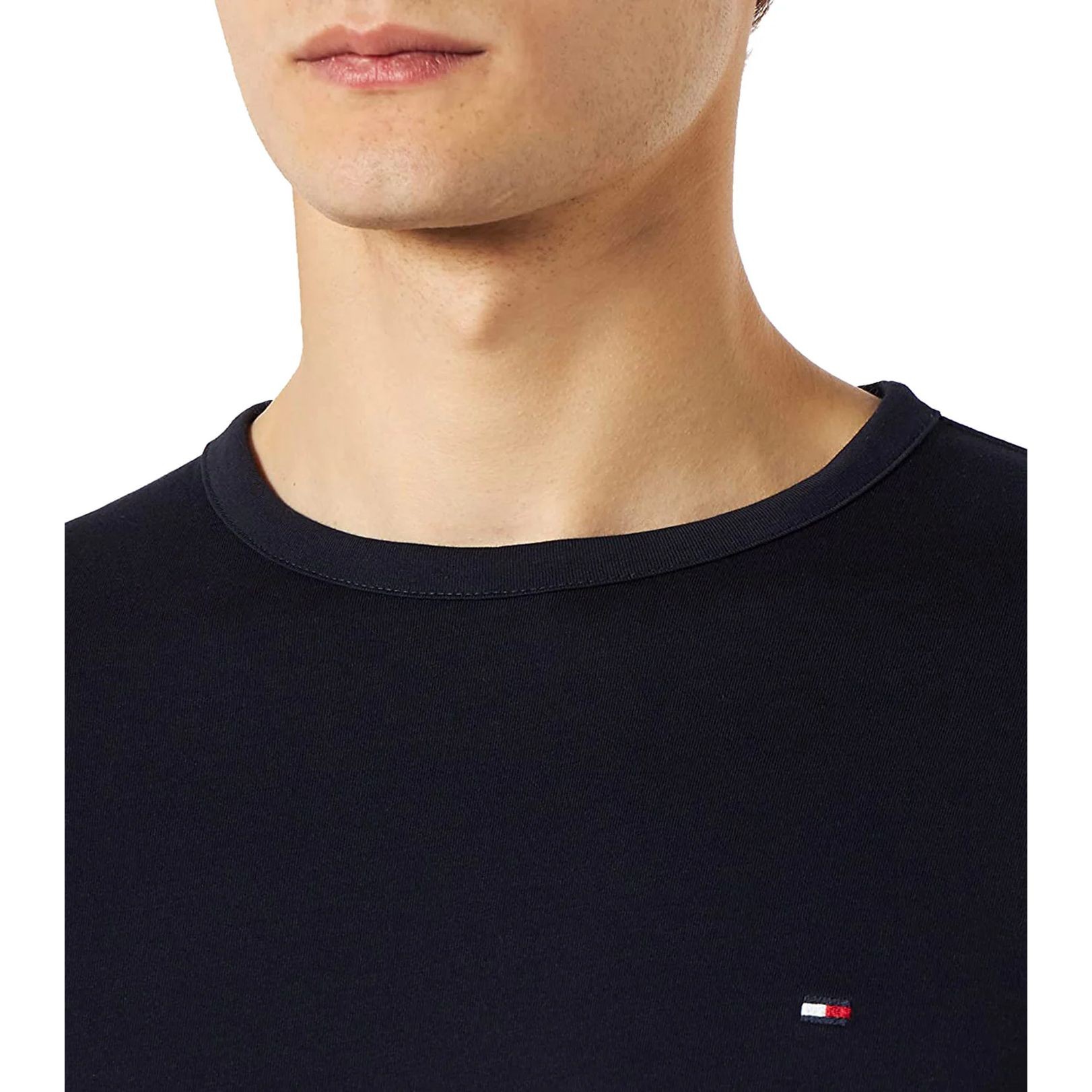 TOMMY HILFIGER Marškinėliai trump. rankovėmis vyrams, Mėlyna, 1985 tee 4