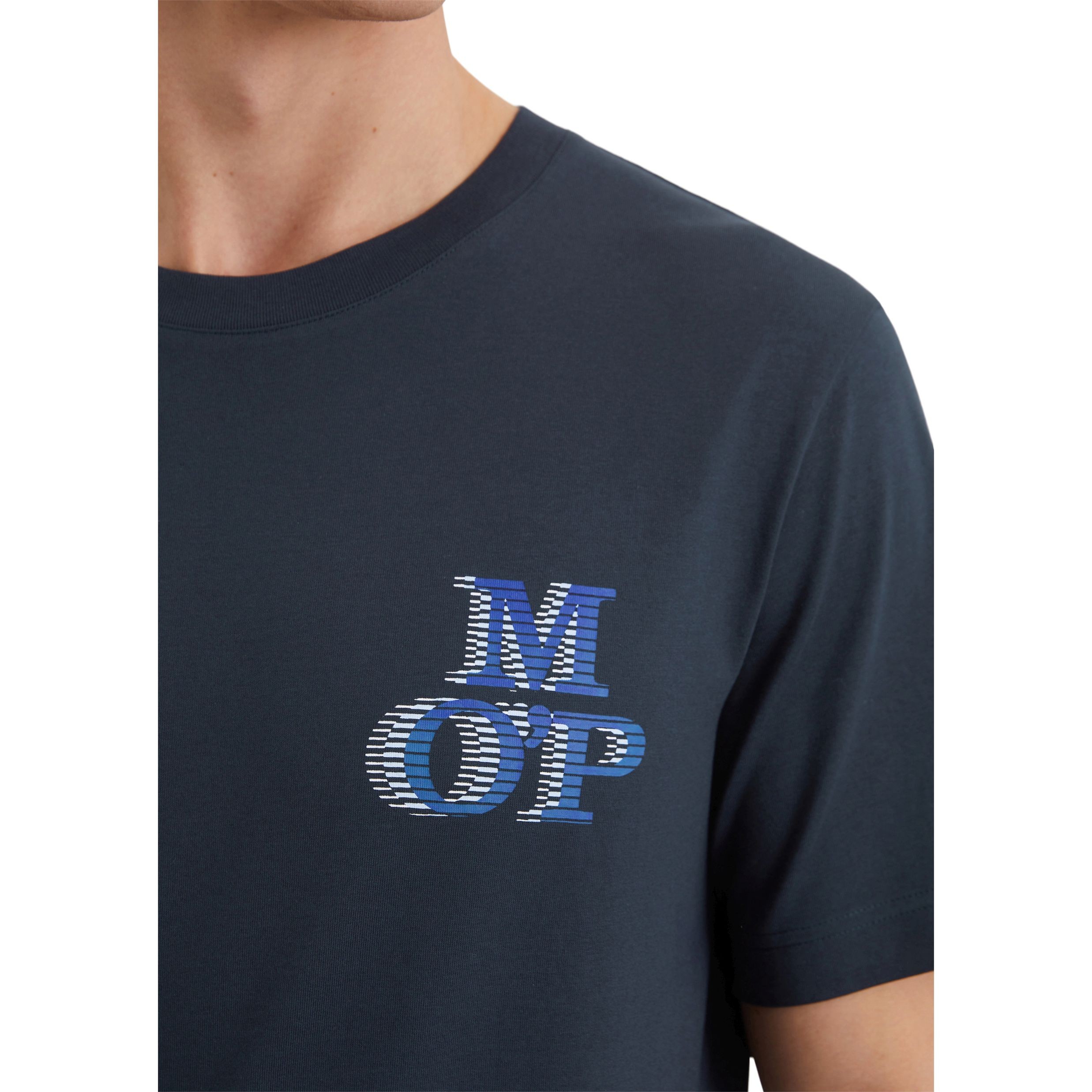 MARC O'POLO Marškinėliai trump. rankovėmis vyrams, Mėlyna, Tshirts sh 522201251232 4