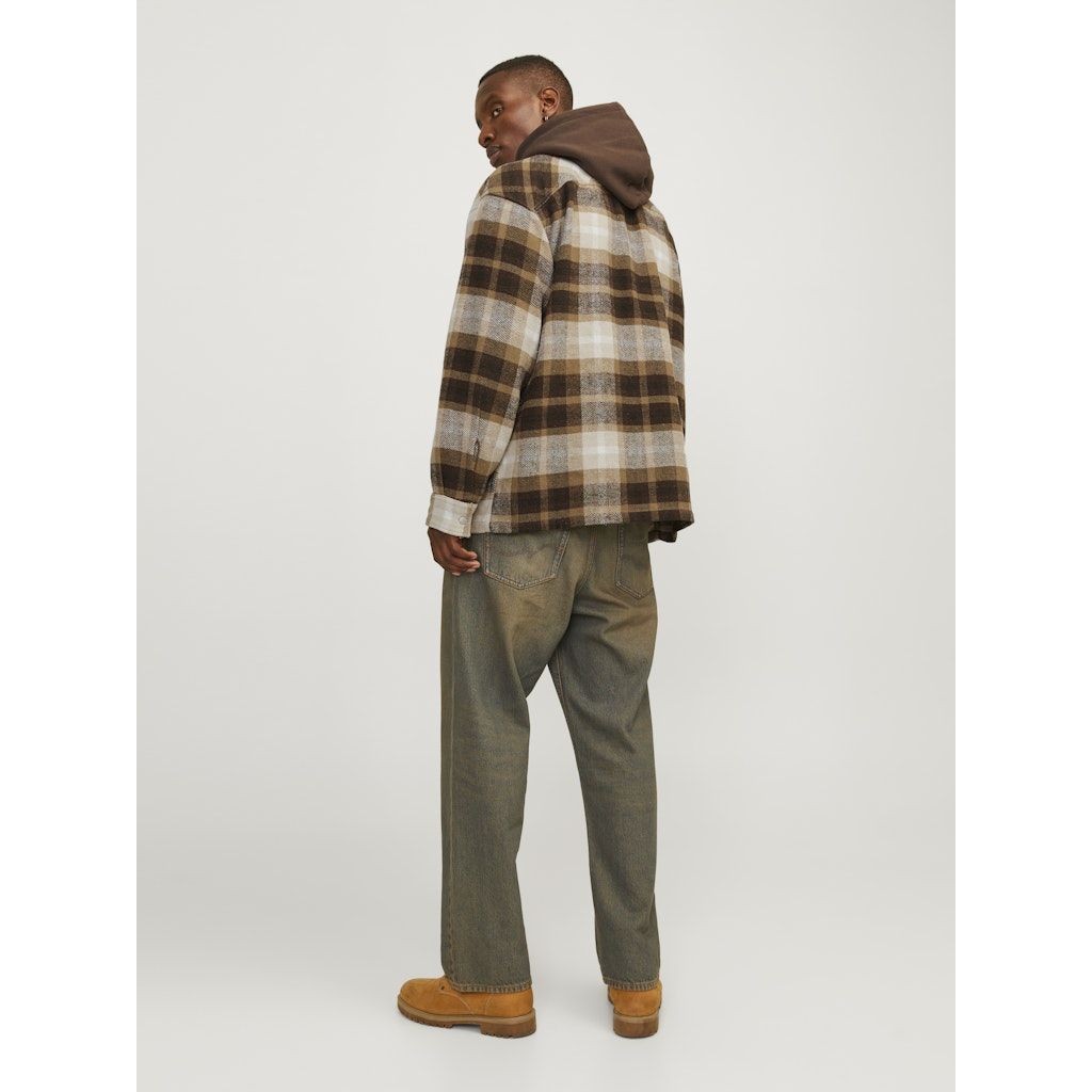 JACK & JONES Lengva striukė vyrams, Marga, Vester bro check overshirt 4