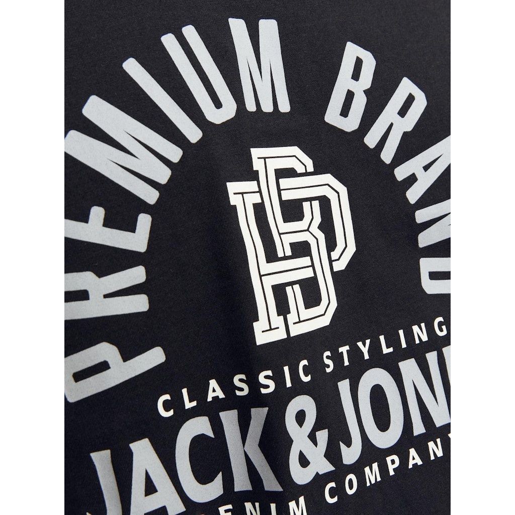 JACK & JONES Marškinėliai vyrams, Juoda, JPRSTAR TEE SS CREW 6