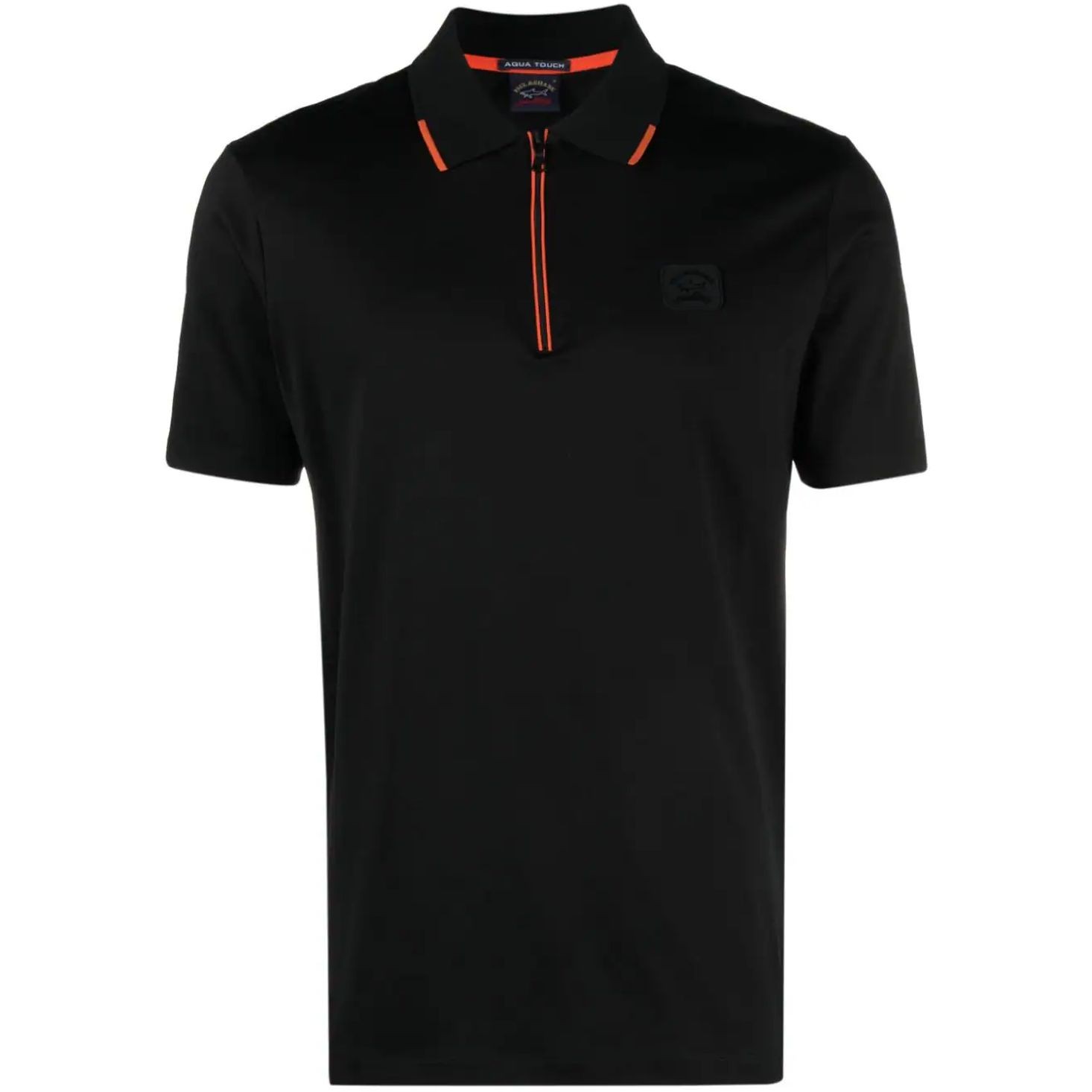 PAULNSHARK Polo marškiniai trumpos rank. vyrams, Juoda, Short sleeve polo 1