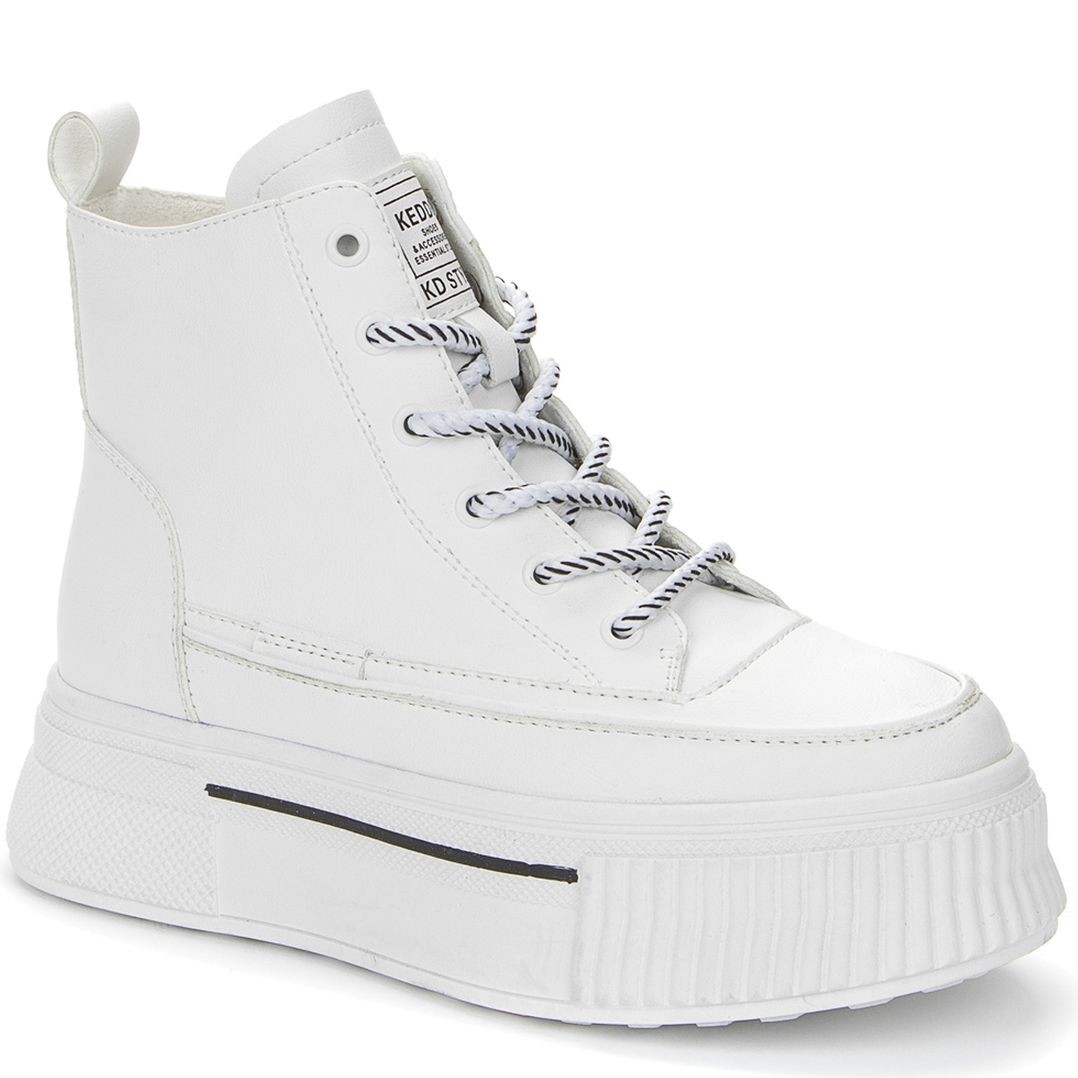 KEDDO Pašiltinti aulinukai mergaitėms, Balta, WARM BOOTS