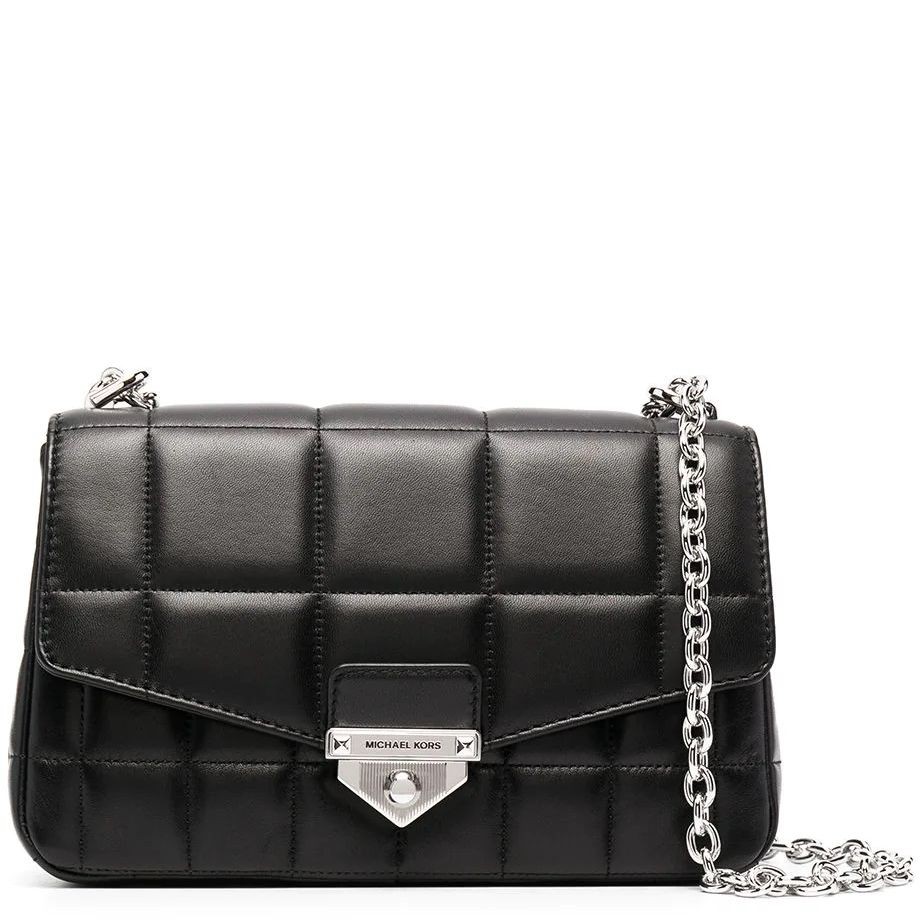 MICHAEL KORS Rankinė per petį moterims, Juoda, LG chain shoulder bag 1