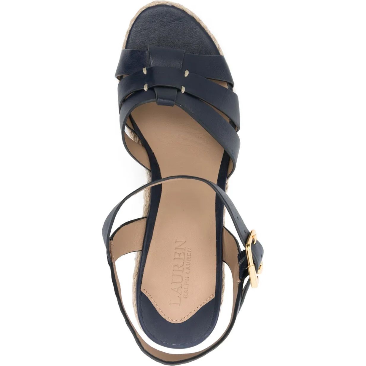 LAUREN RALPH LAUREN Espadrilės moterims, Mėlyna, Soffia espdr espadrilles wedge 4