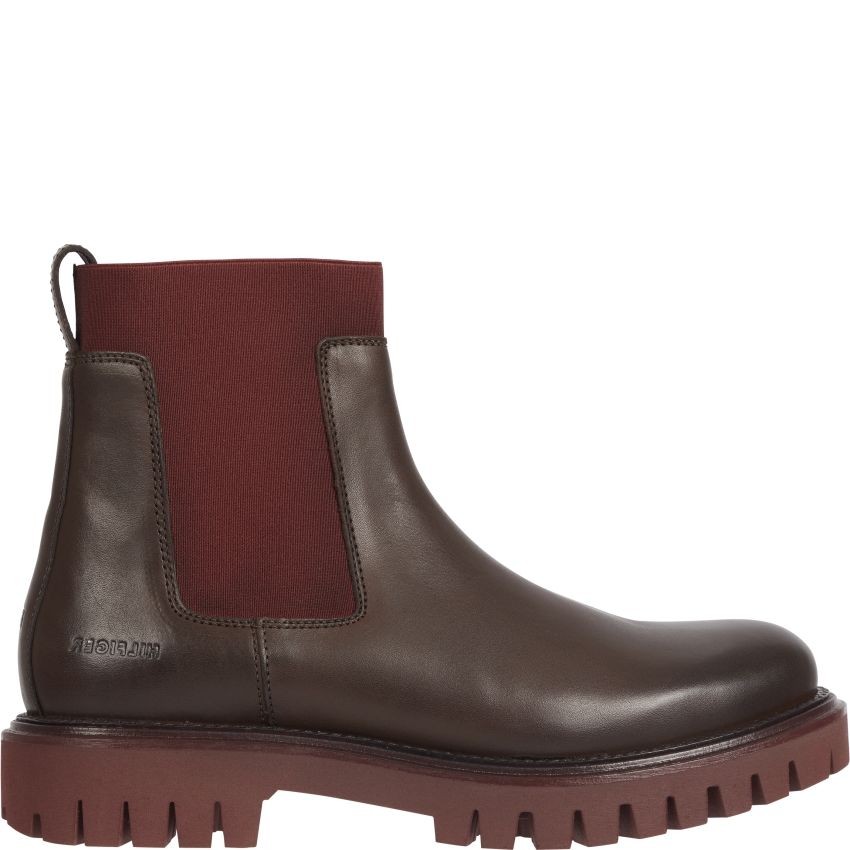TOMMY HILFIGER Aulinukai vyrams, Ruda, PREMIUM CHUNKY CHELS BOOTIES 2