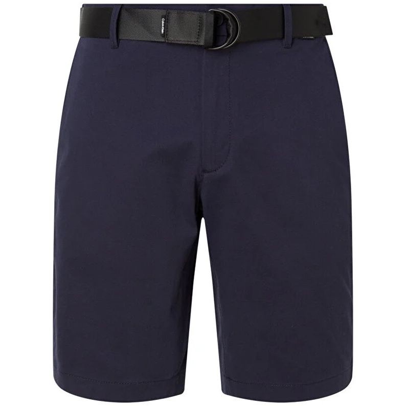 CALVIN KLEIN Šortai vyrams, Mėlyna, Modern twill slim short belt 1