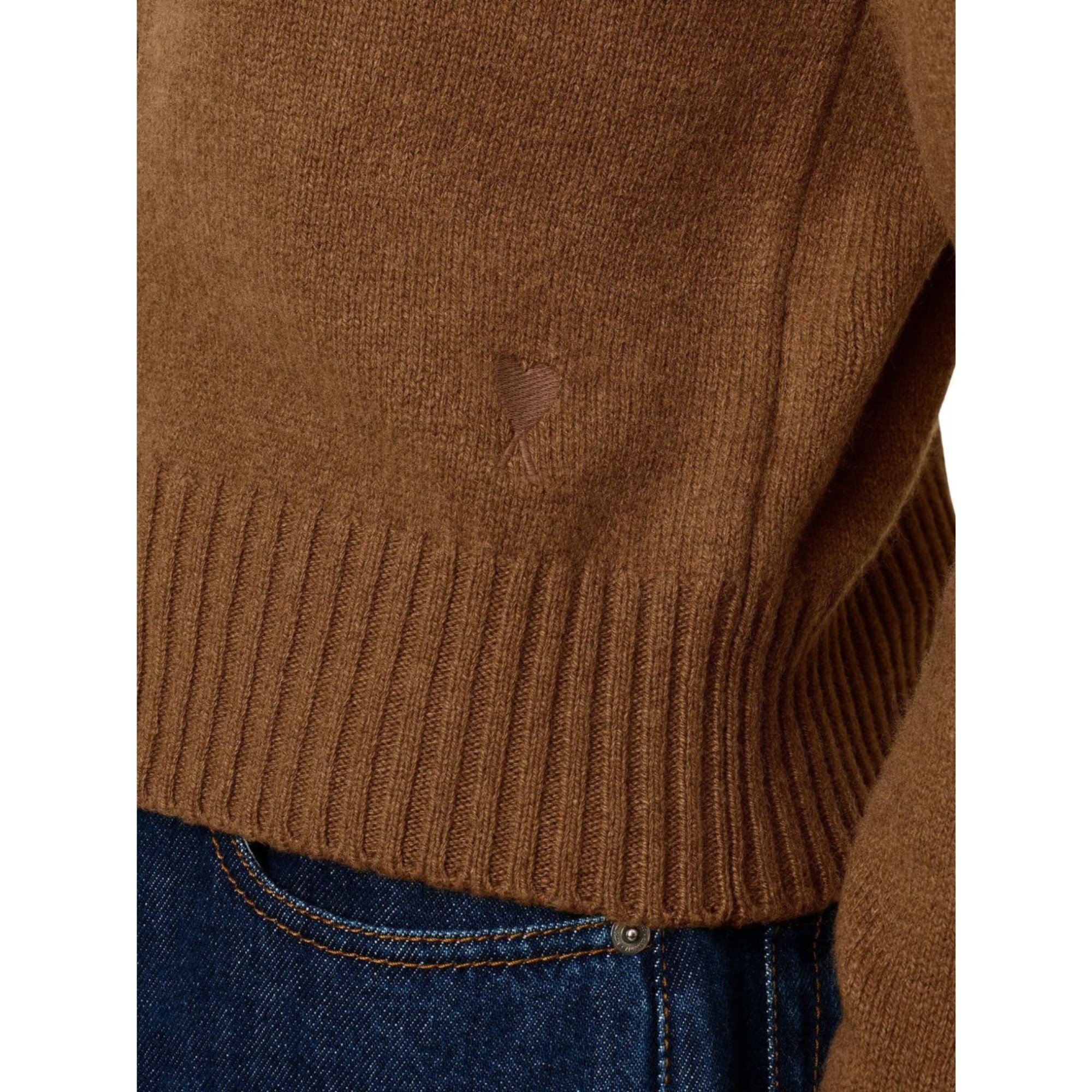 AMI PARIS Kardiganas moterims, Ruda, Ami de coeur cardigan 2